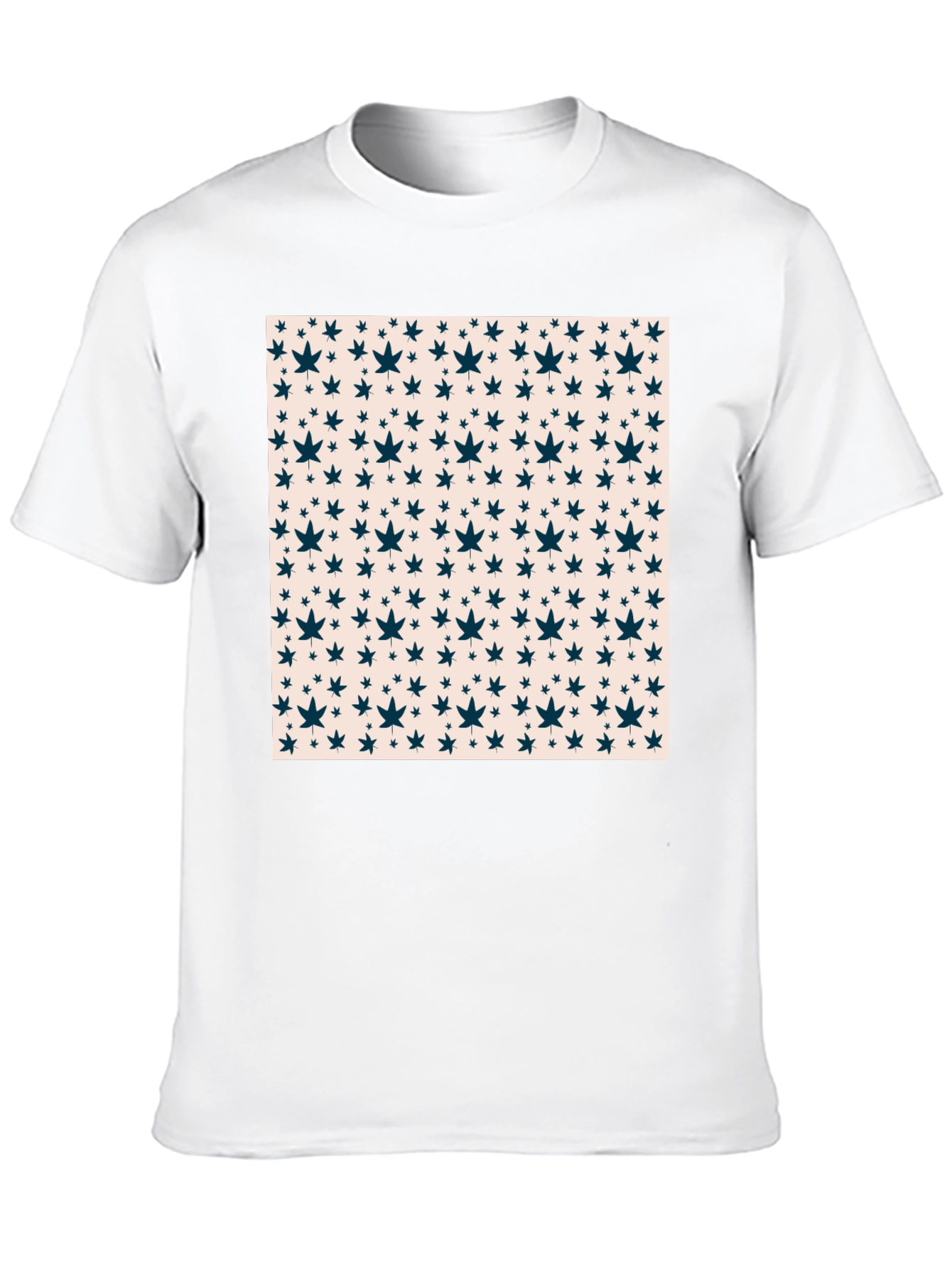 Marijuana Leaf Pattern T-Shirt