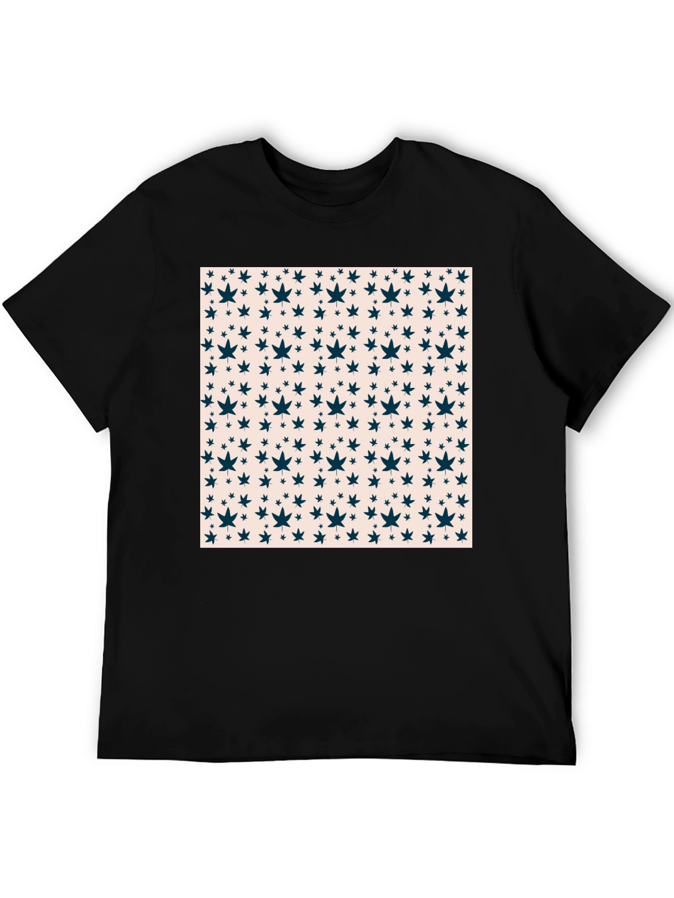 Marijuana Leaf Pattern T-Shirt