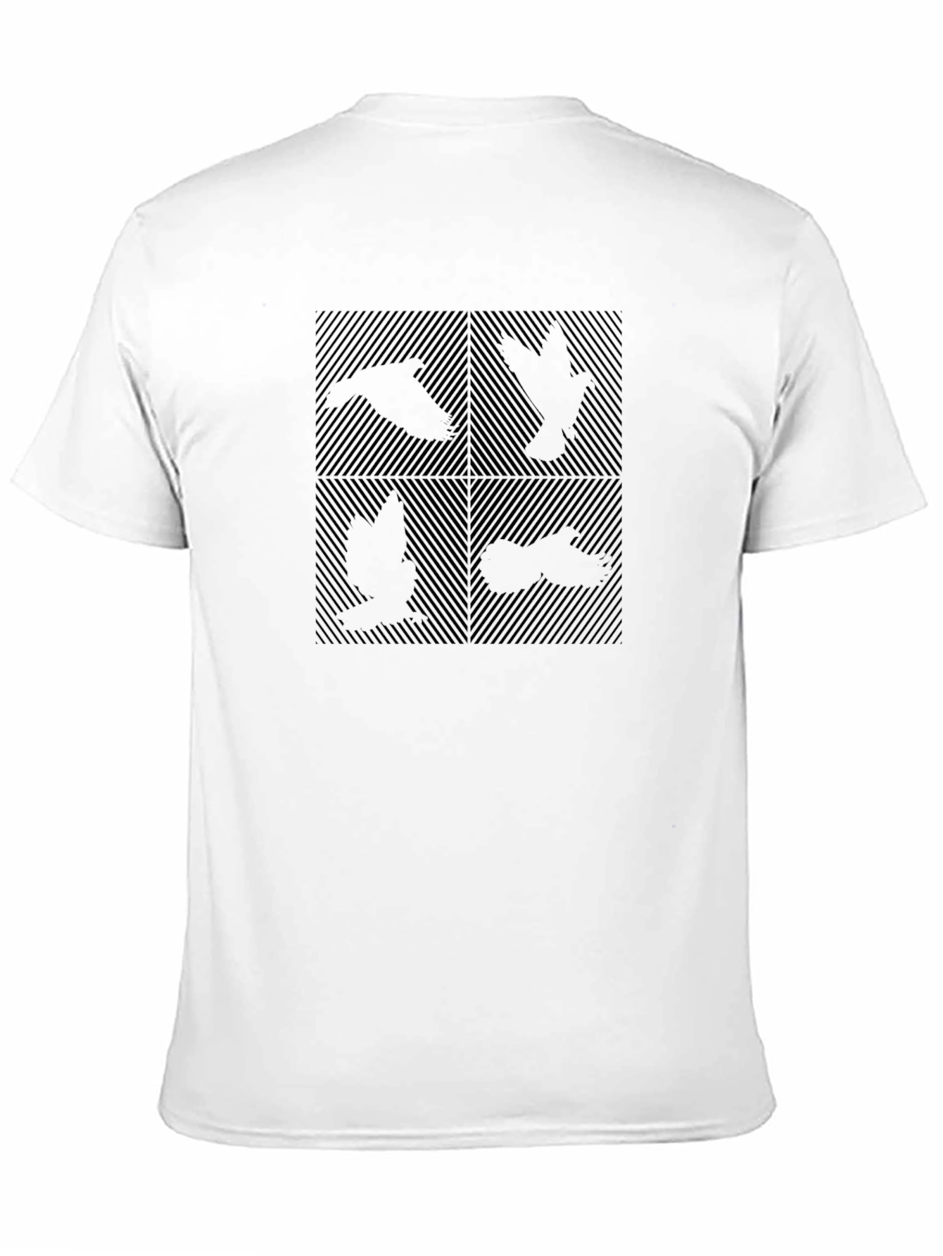 Abstract Silhouettes Graphic T-Shirt