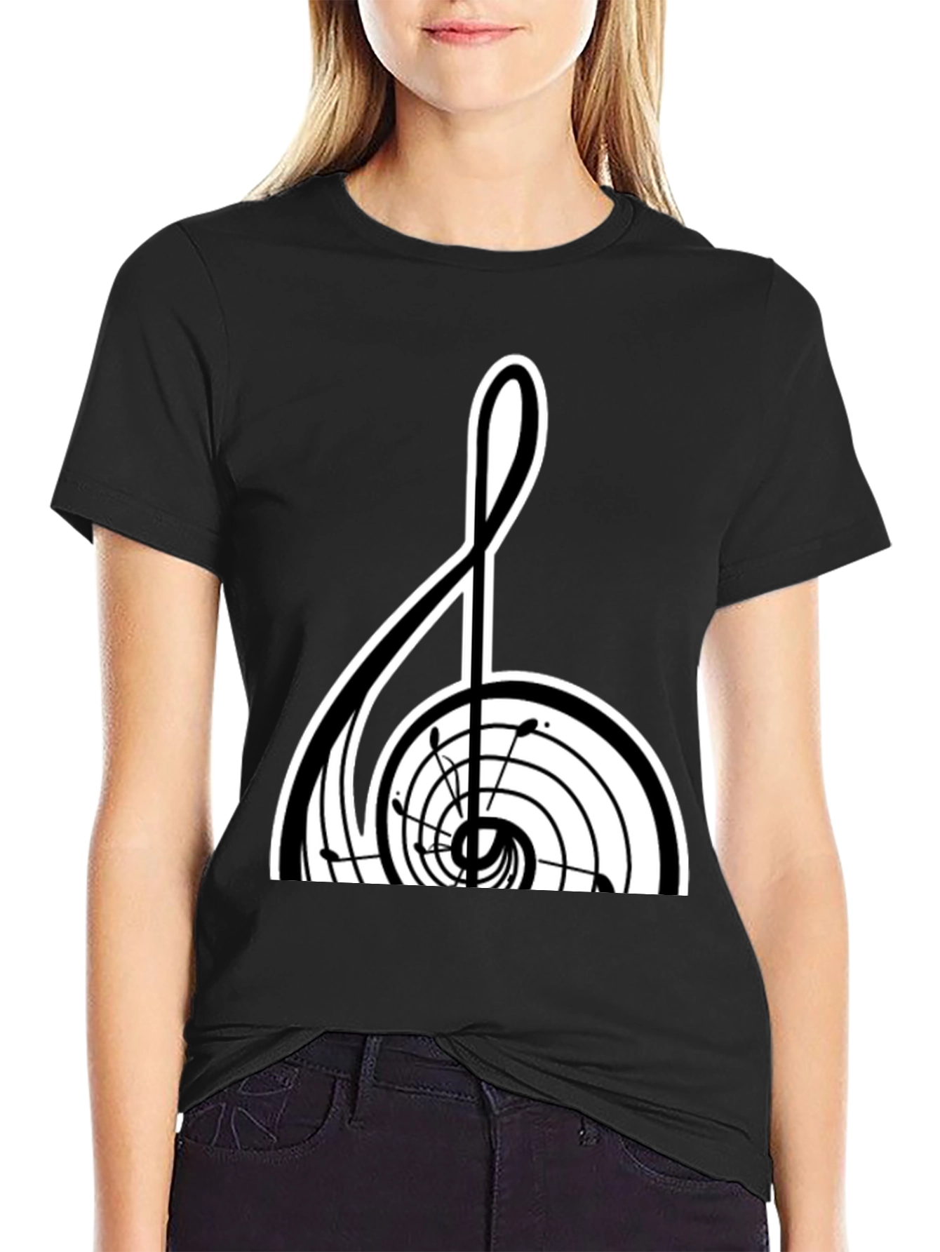 Music Treble Clef Graphic Tee