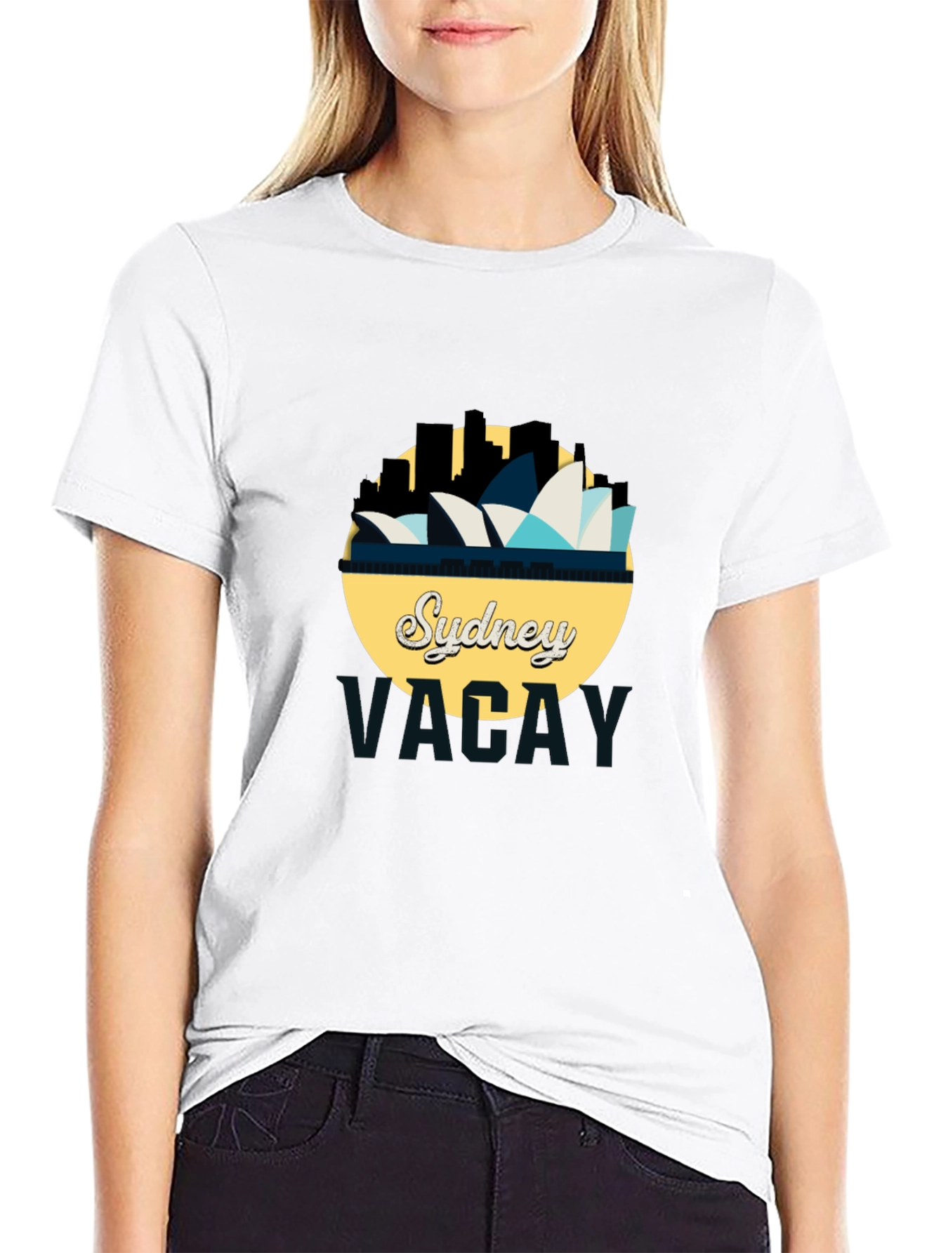 Sydney Vacation T-Shirt - City Skyline Souvenir Tee