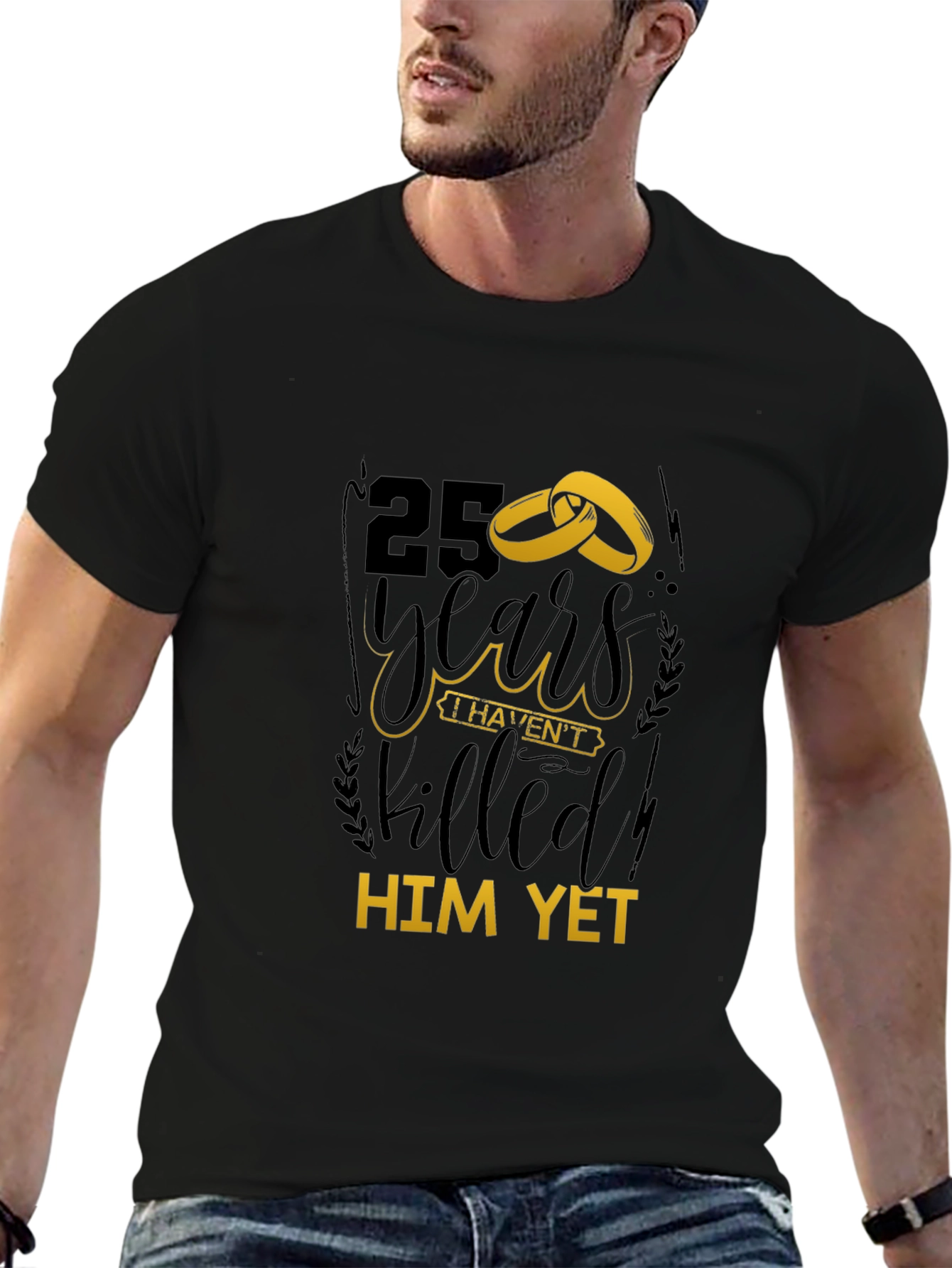 25 Years Anniversary T-Shirt Funny Couple Gift