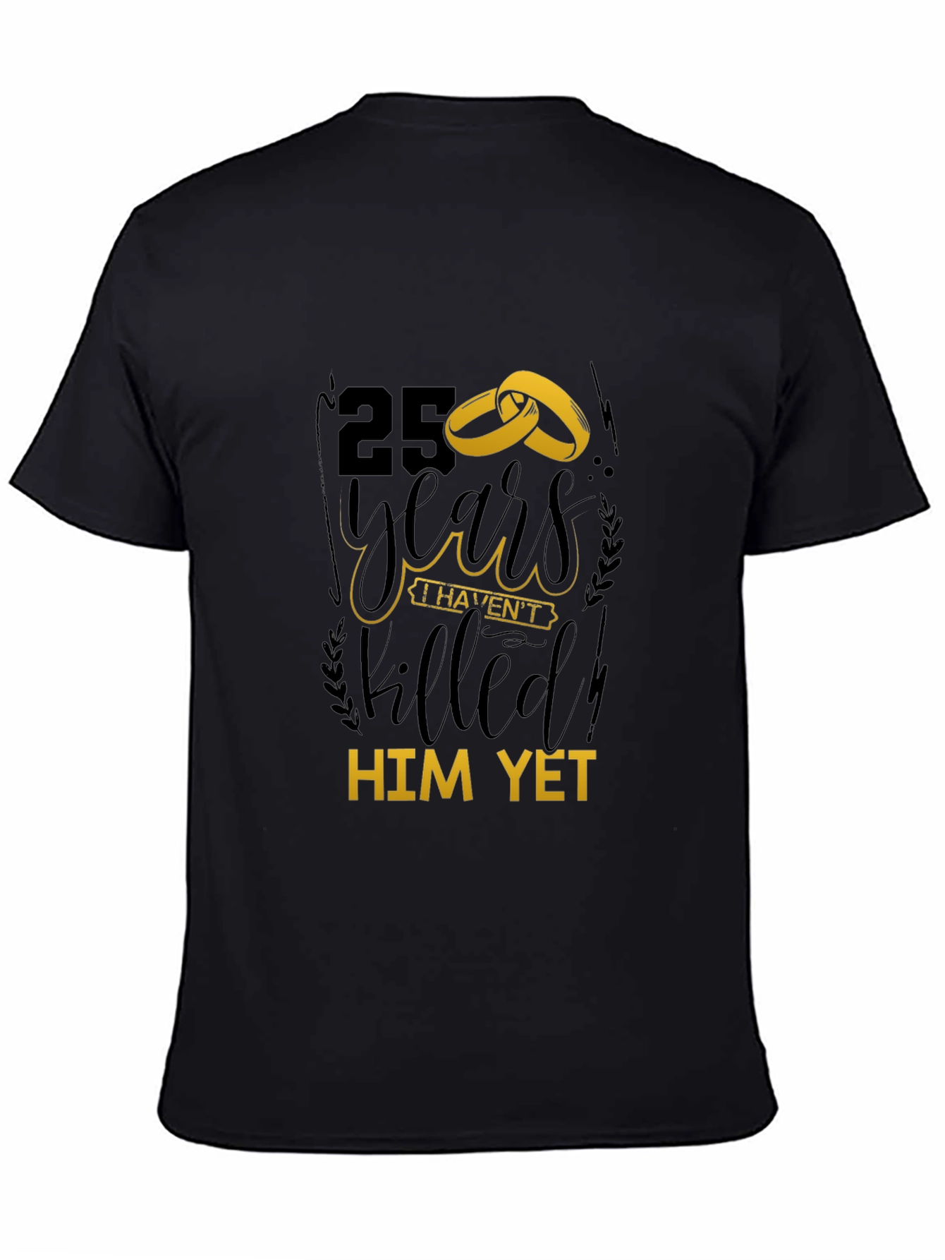 25 Years Anniversary T-Shirt Funny Couple Gift