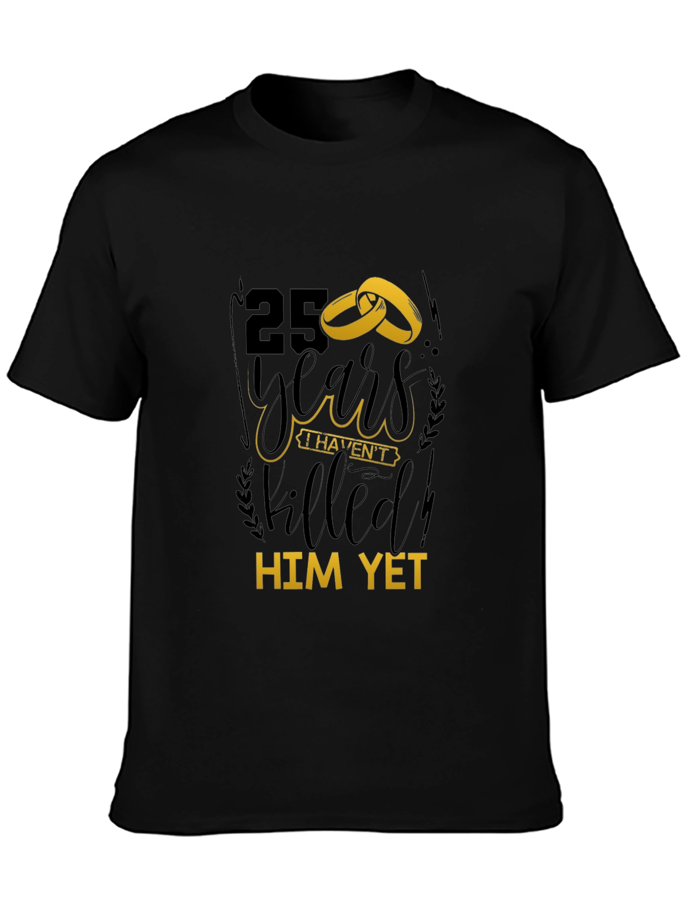 25 Years Anniversary T-Shirt Funny Couple Gift