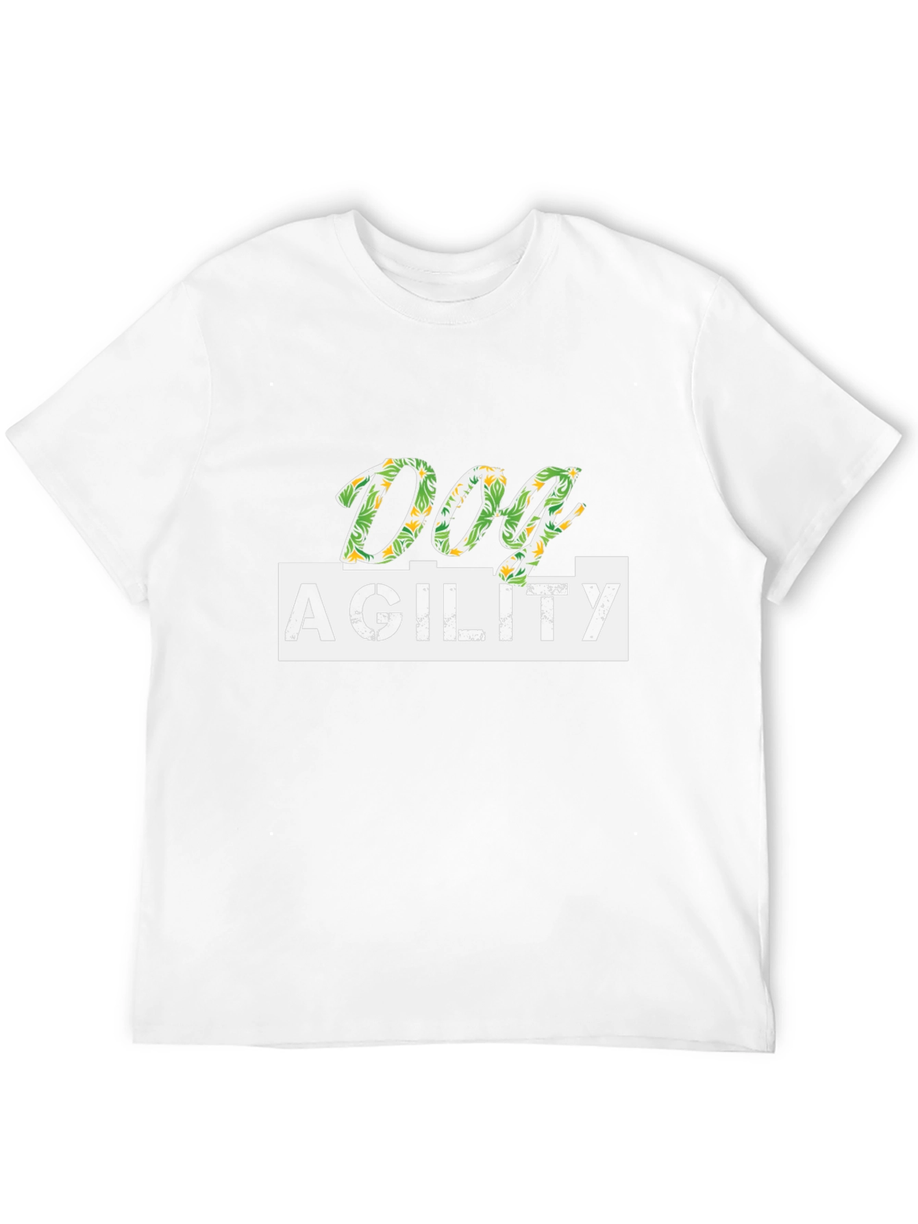 Dog Agility Floral Black Tee