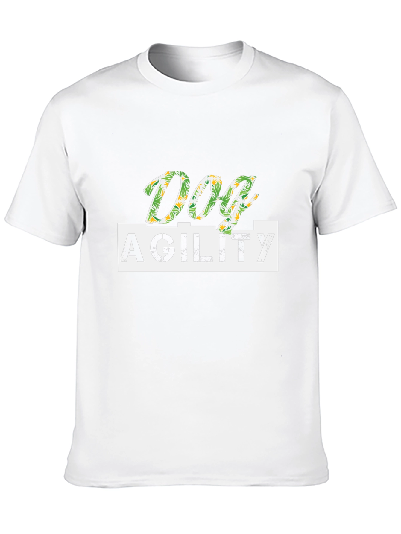 Dog Agility Floral Black Tee