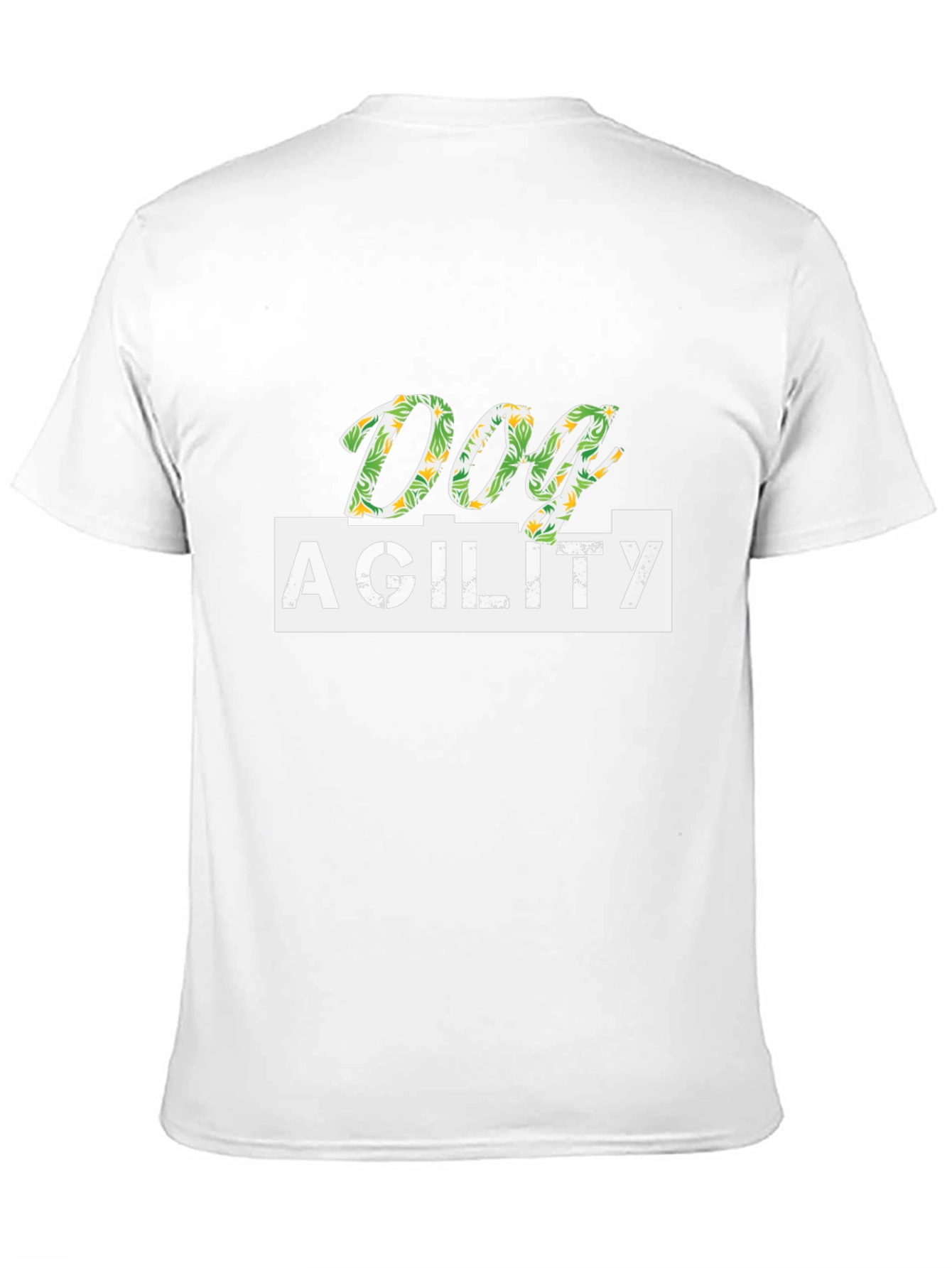 Dog Agility Floral Black Tee