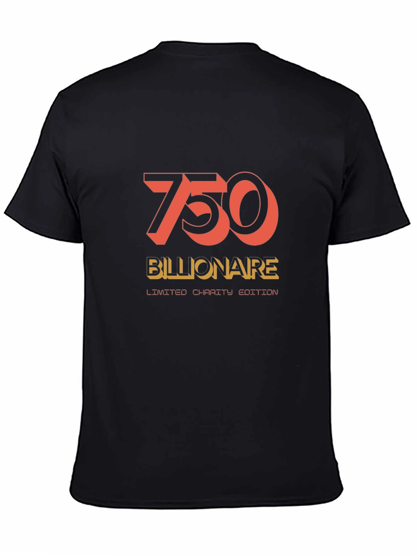 750 Billionaire Limited Charity Edition Black T-Shirt