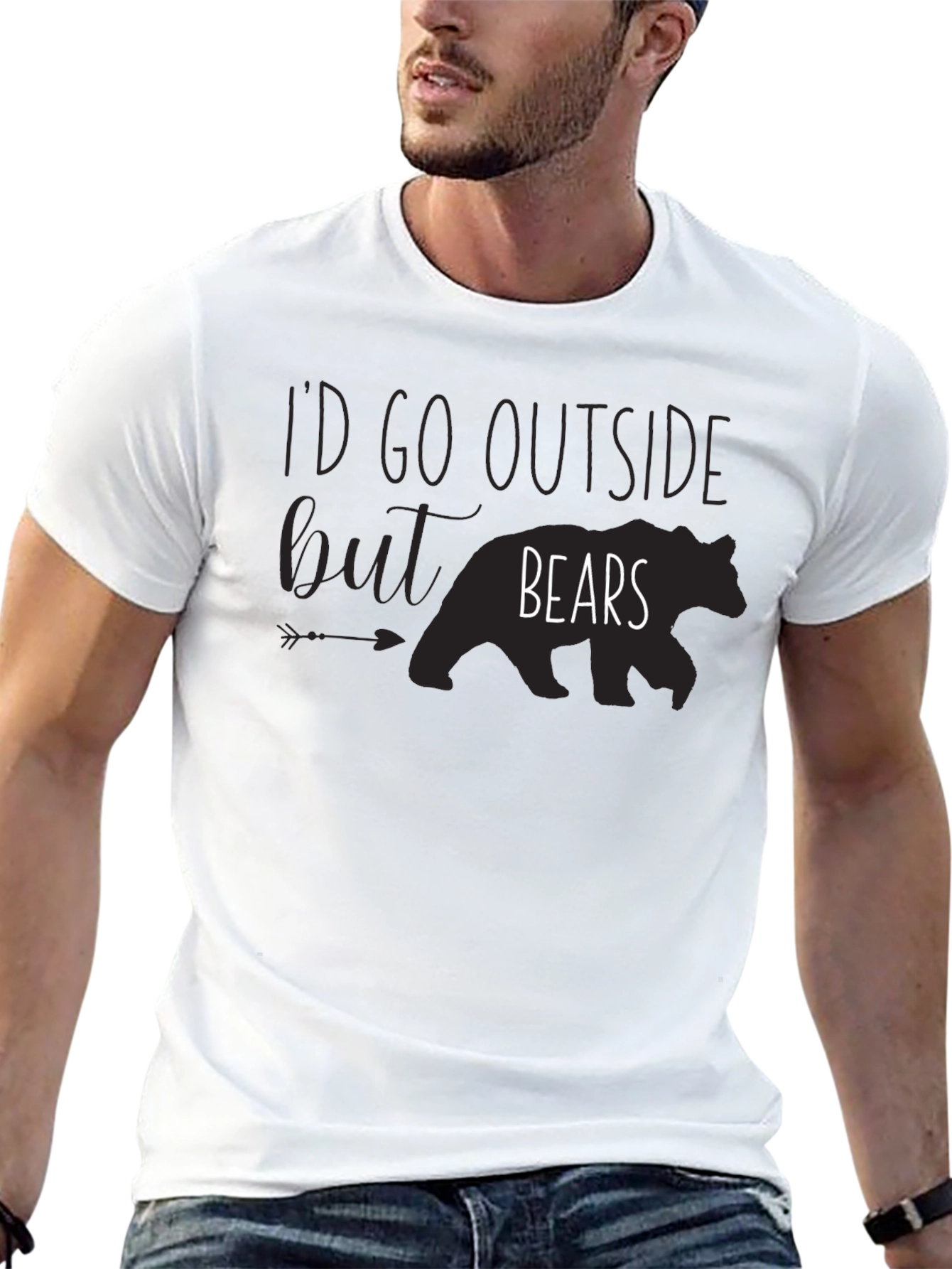 Id Go Outside But Bears T-Shirt