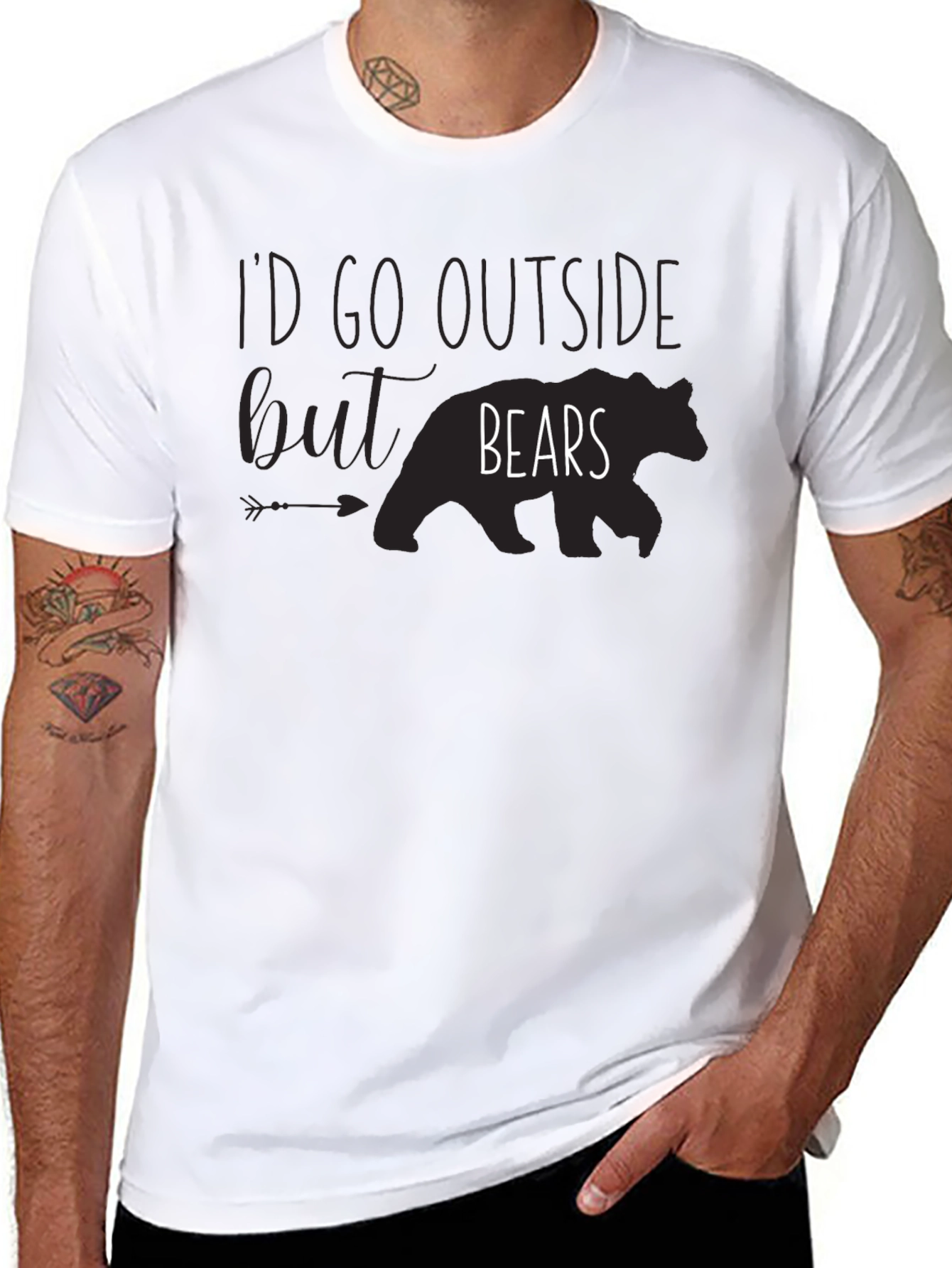 Id Go Outside But Bears T-Shirt