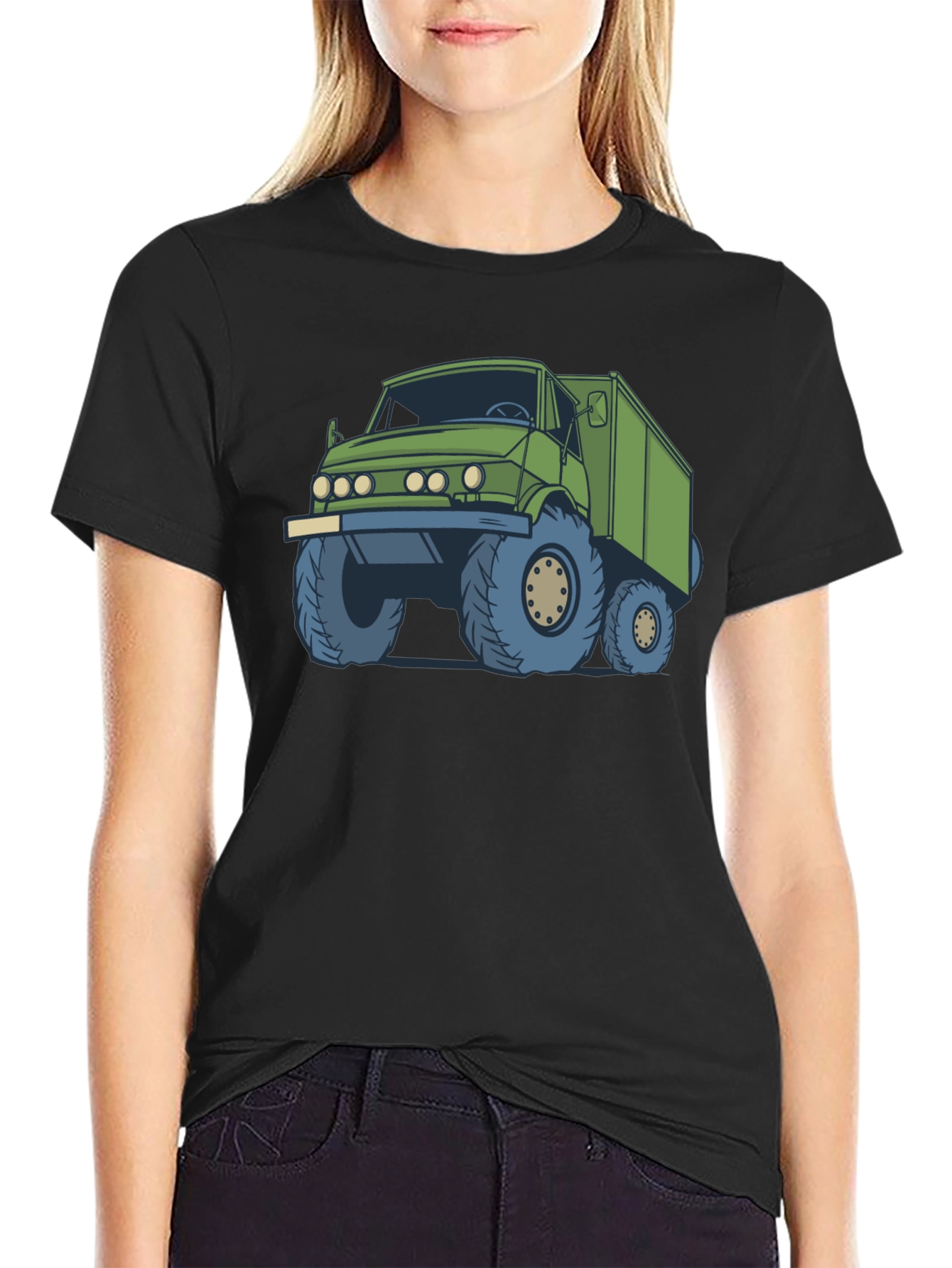 Green Truck Graphic T-Shirt