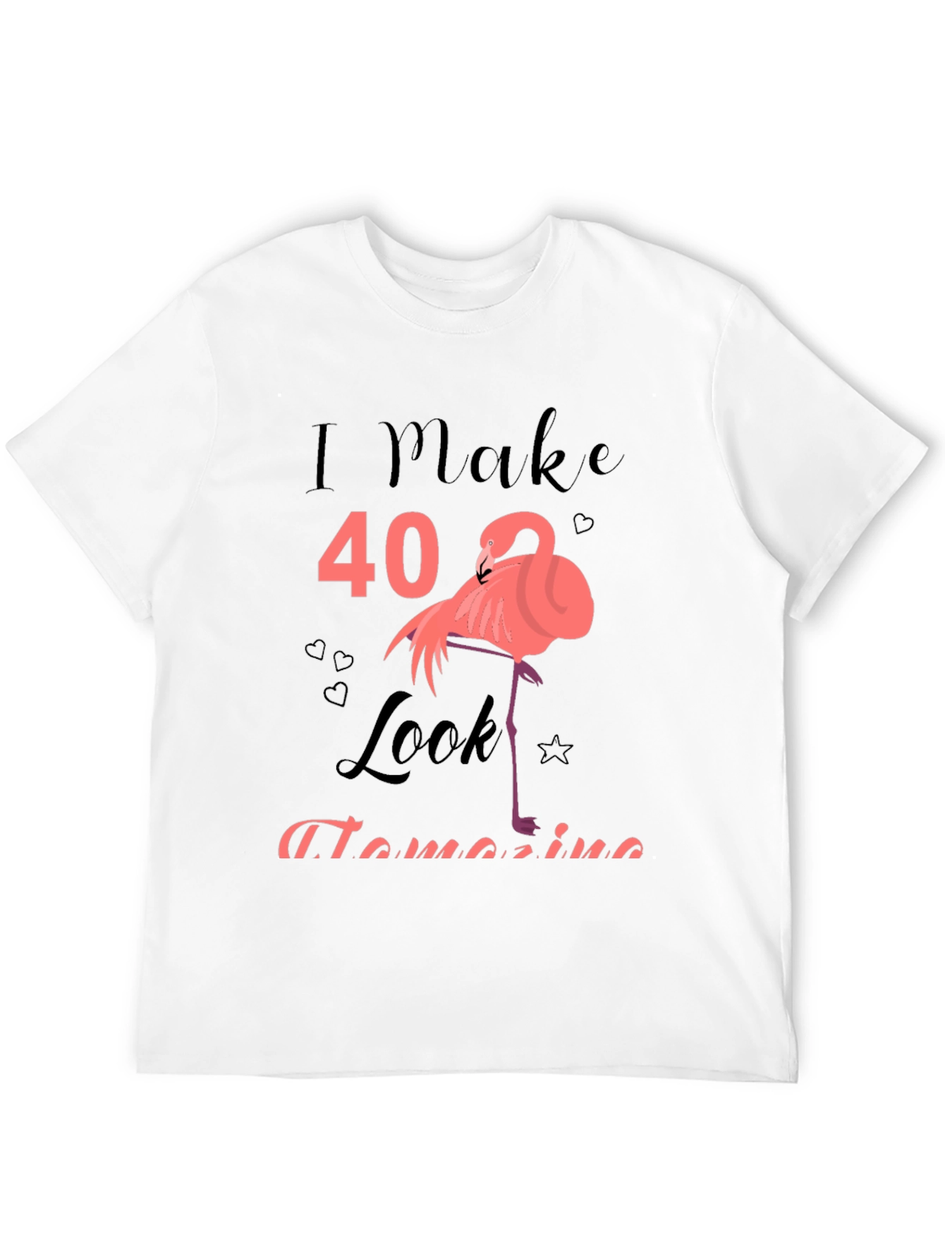 Funny 40th Birthday Flamingo T-Shirt