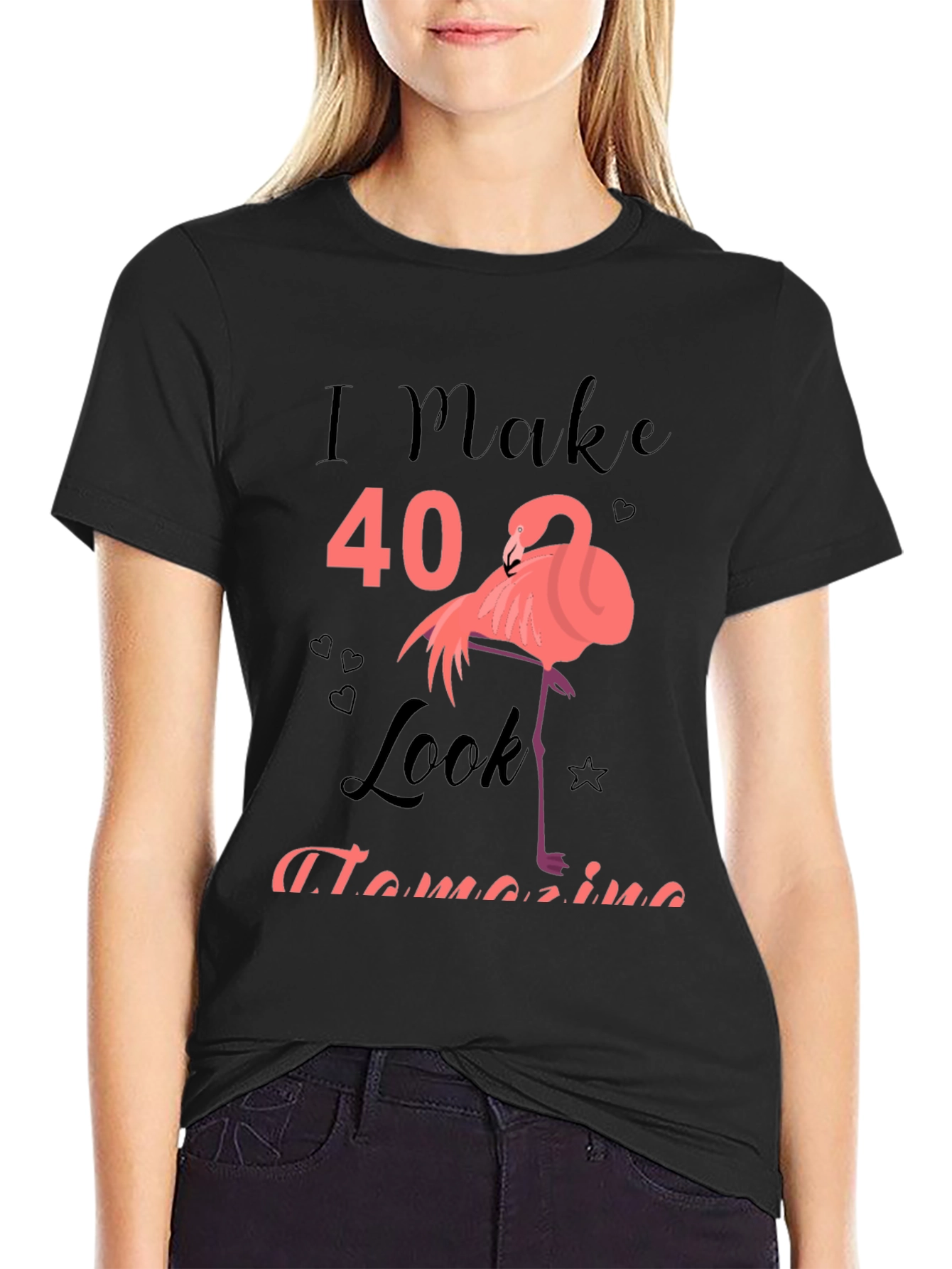Funny 40th Birthday Flamingo T-Shirt