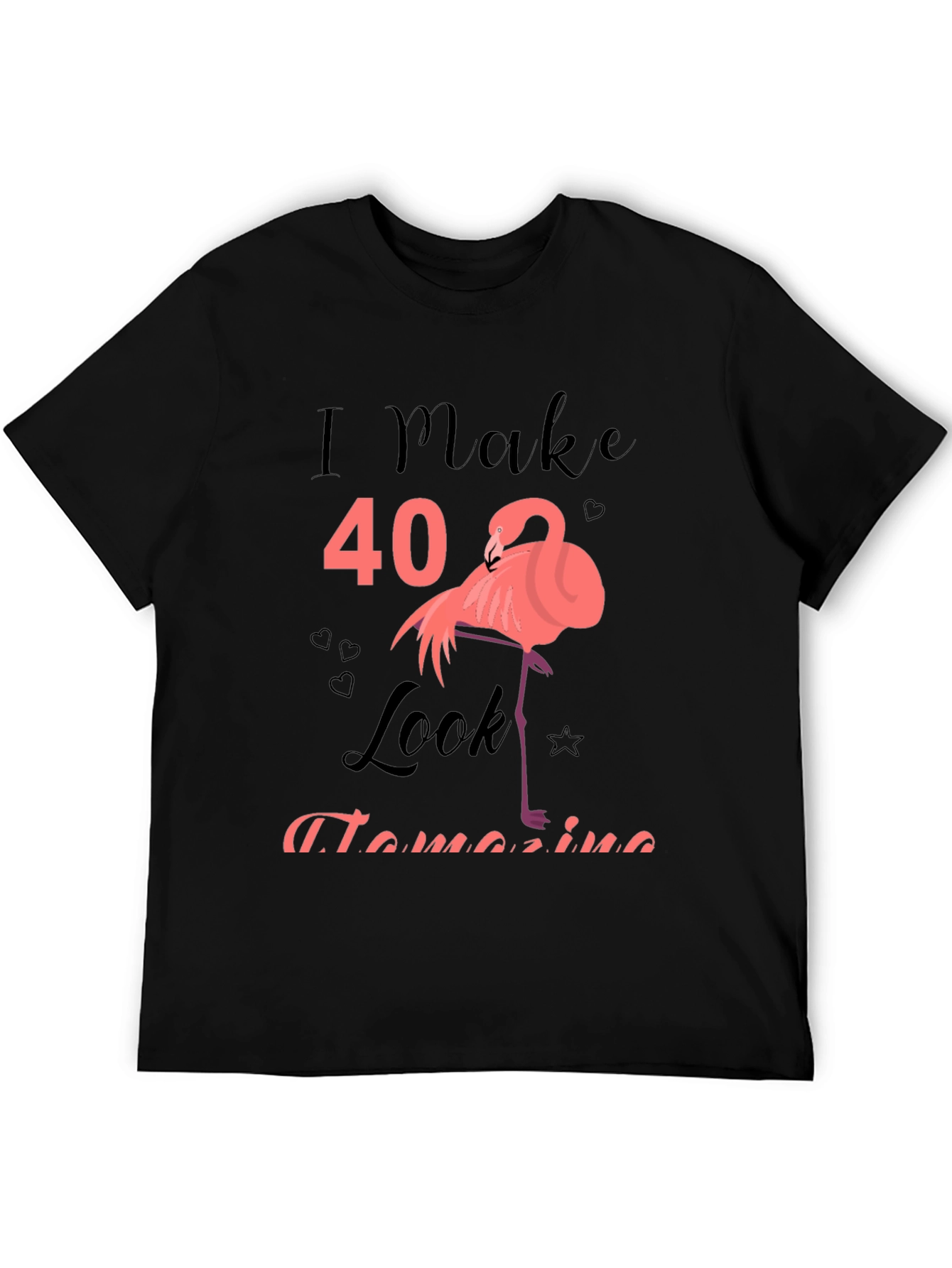 Funny 40th Birthday Flamingo T-Shirt