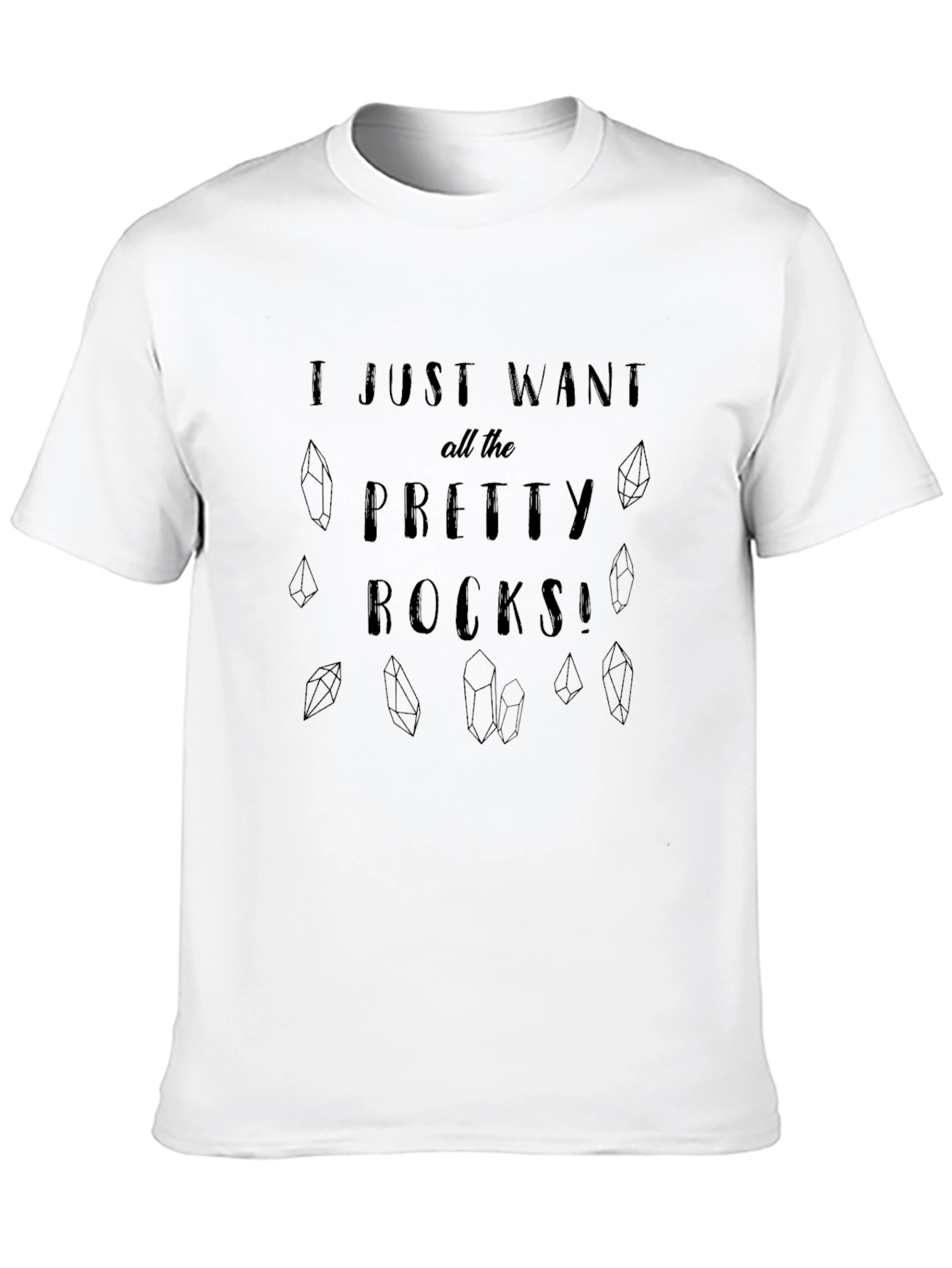 Pretty Rocks Graphic Tee - Mineral Collector T-Shirt