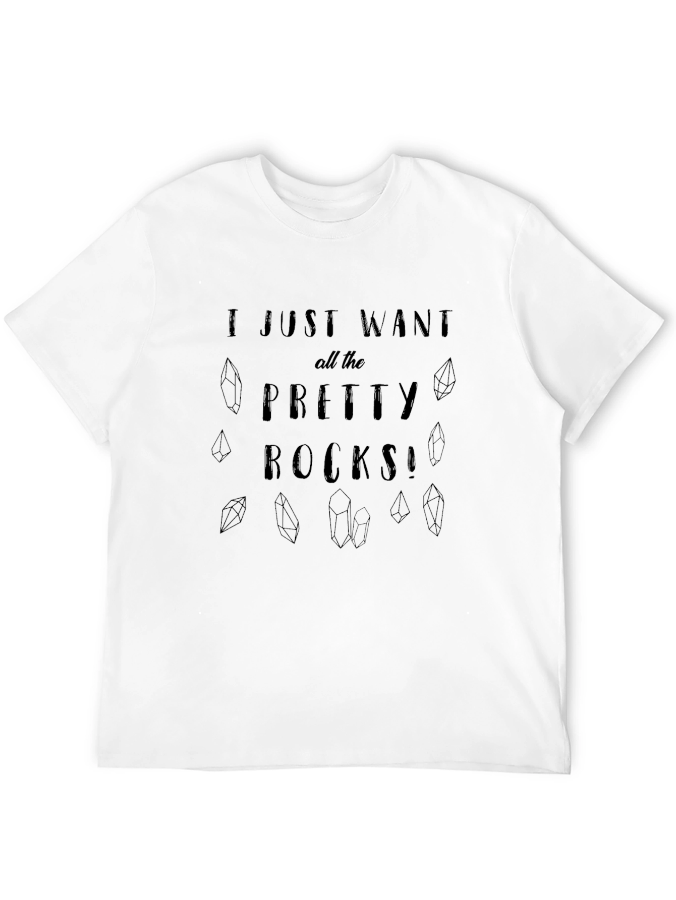 Pretty Rocks Graphic Tee - Mineral Collector T-Shirt