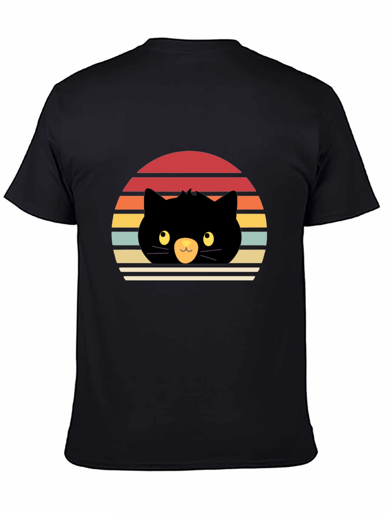 Retro Black Cat T-Shirt