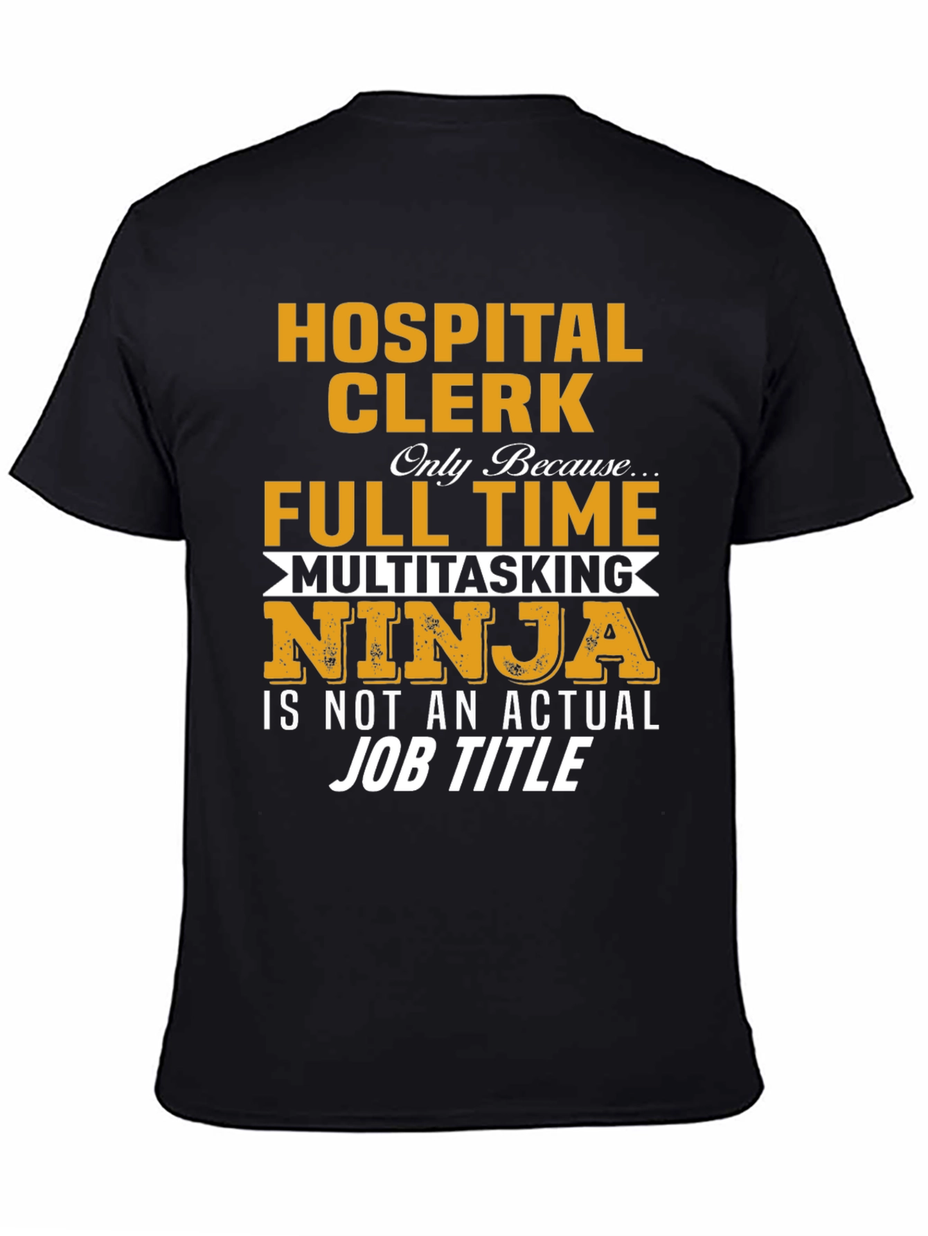 Hospital Clerk Ninja Graphic Tee