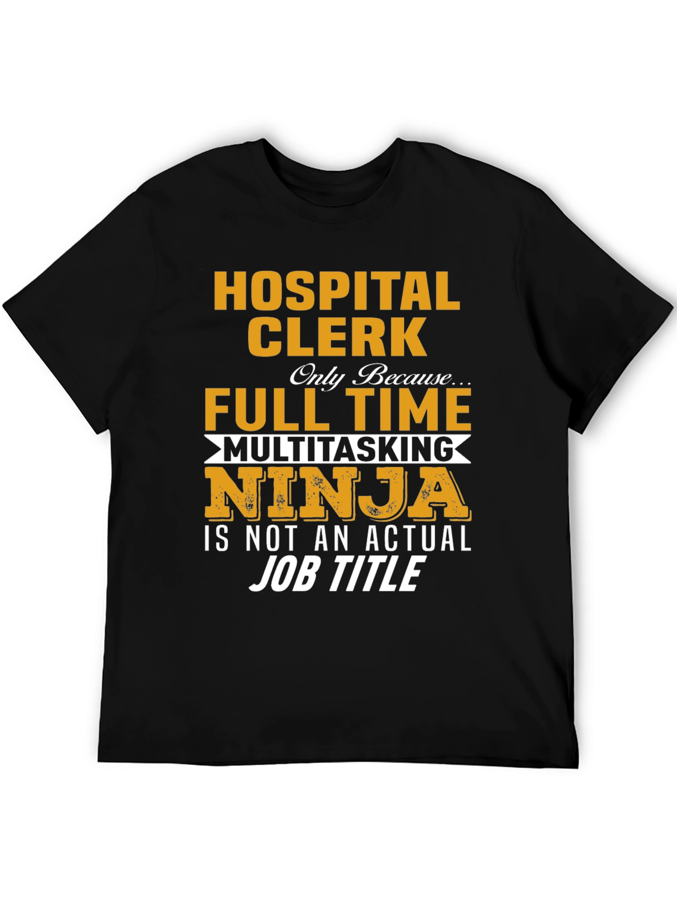 Hospital Clerk Ninja Graphic Tee