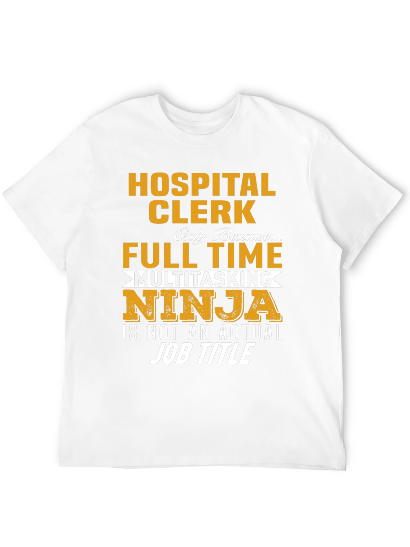 Hospital Clerk Ninja Graphic Tee
