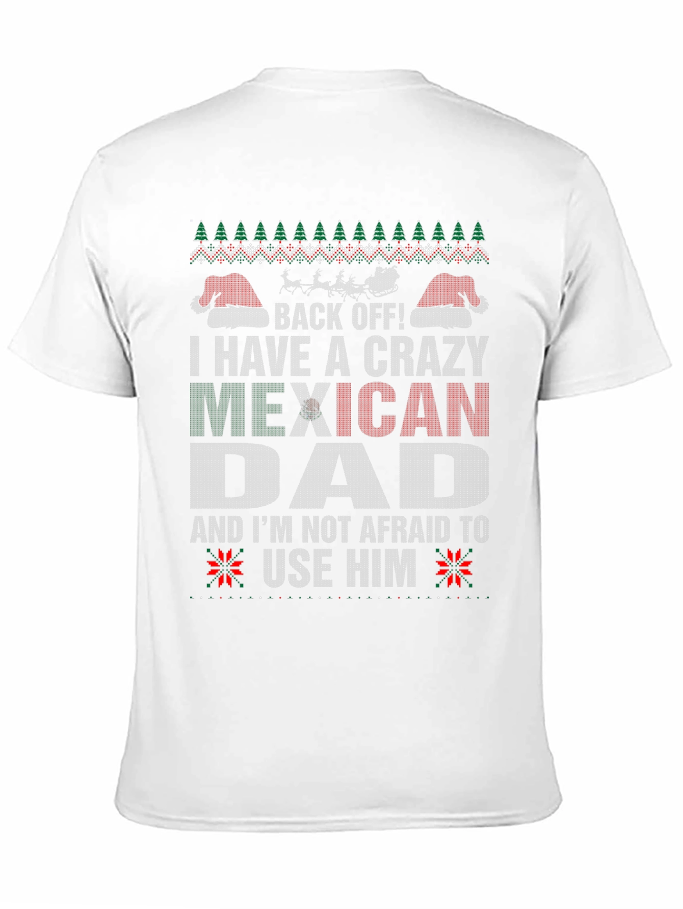 Crazy Mexican Dad Christmas T-Shirt
