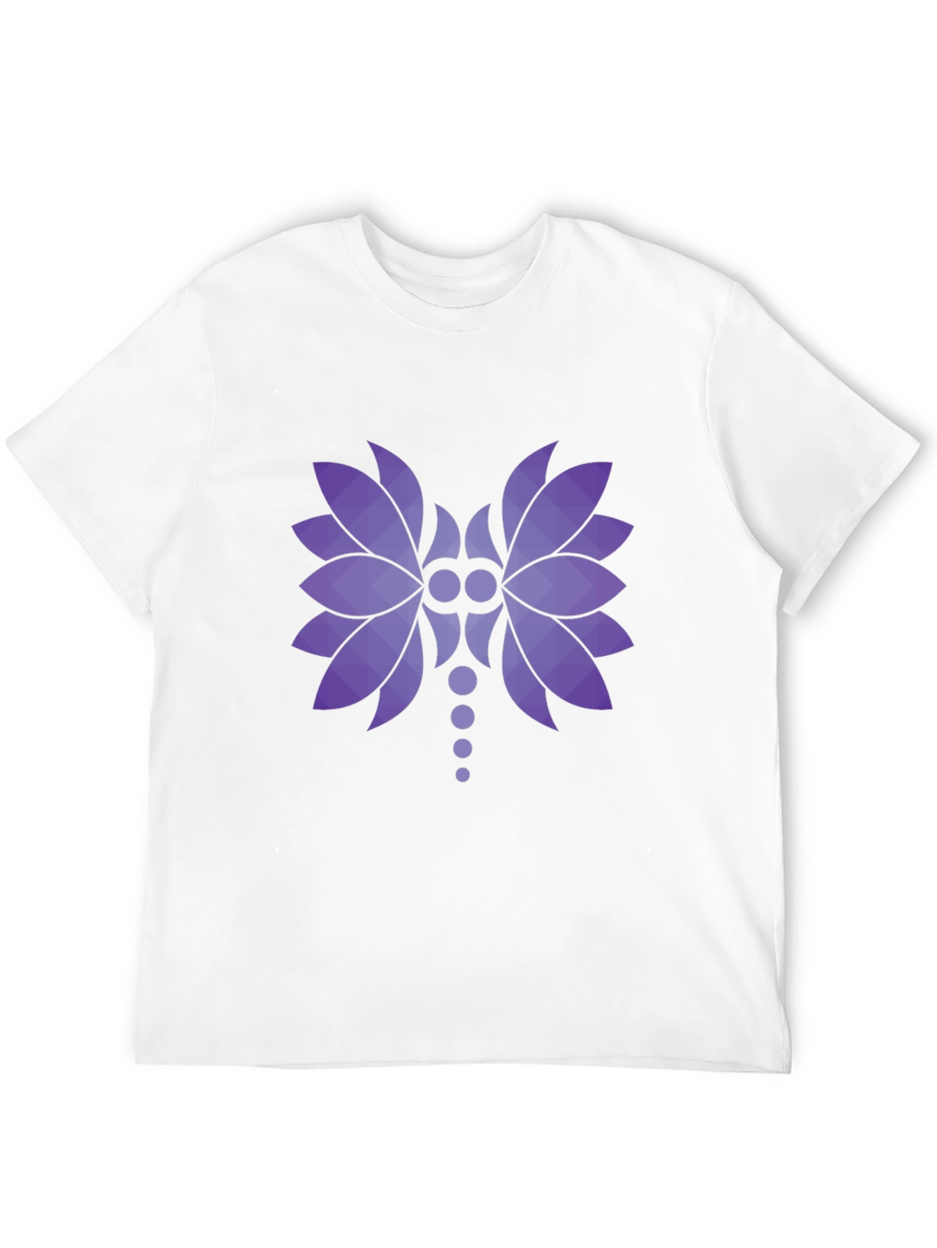 Abstract Floral Graphic Black T-Shirt