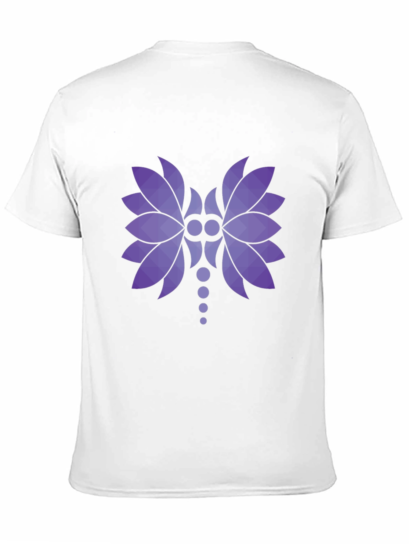 Abstract Floral Graphic Black T-Shirt