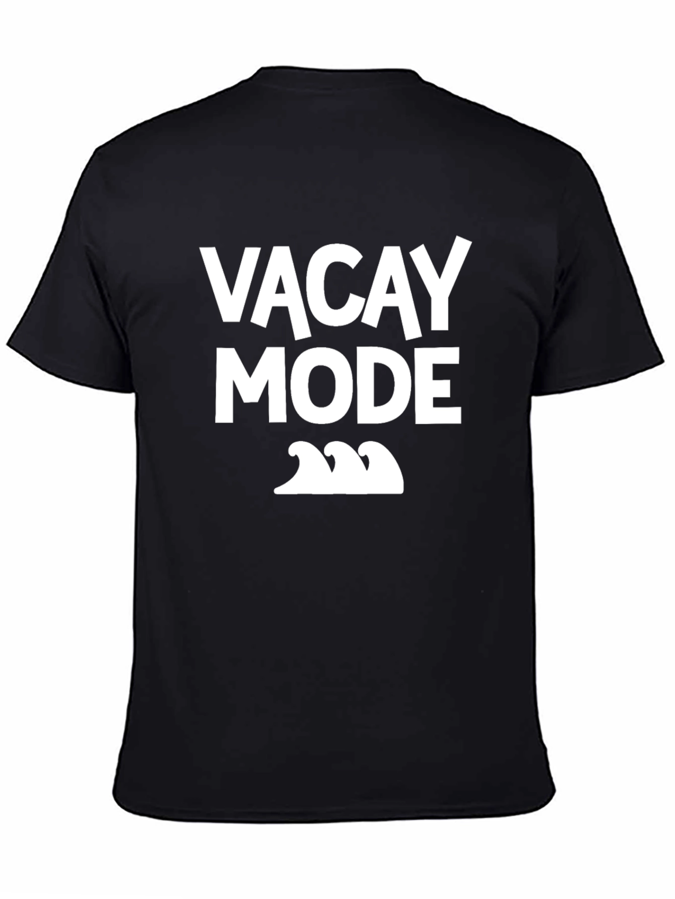 Vacay Mode Black Graphic T-Shirt
