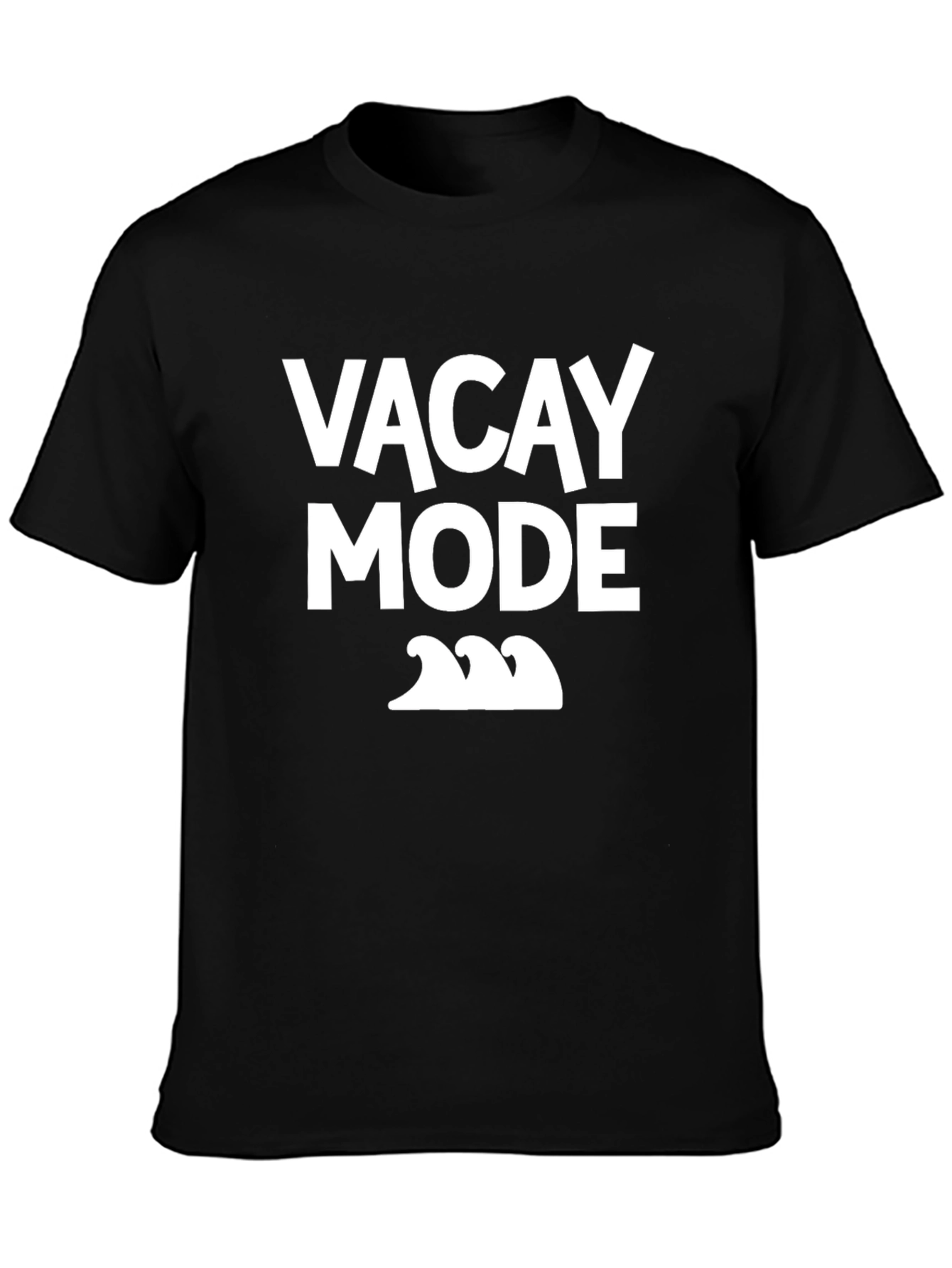 Vacay Mode Black Graphic T-Shirt