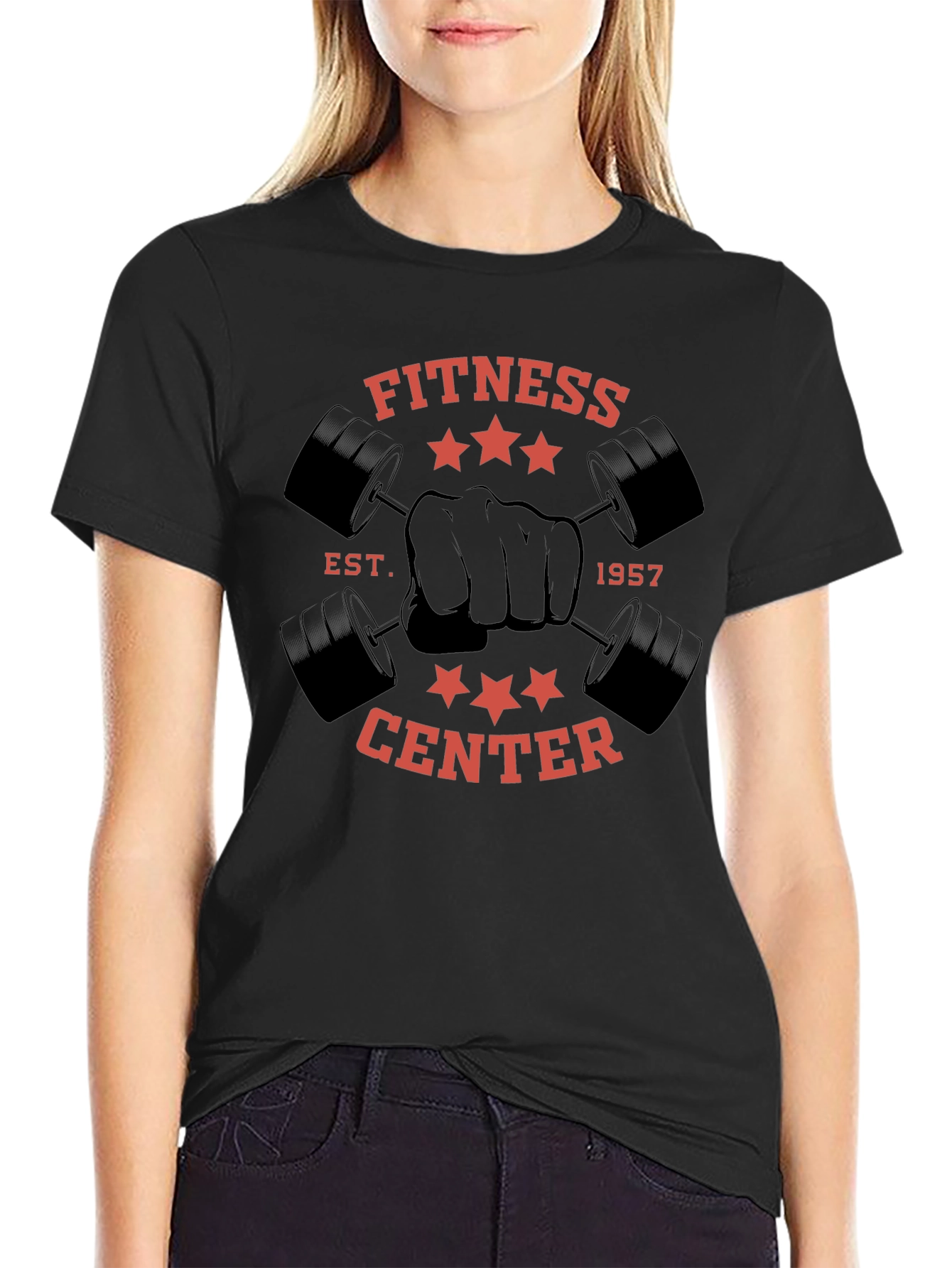 Fitness Center Graphic Tee - Workout Apparel