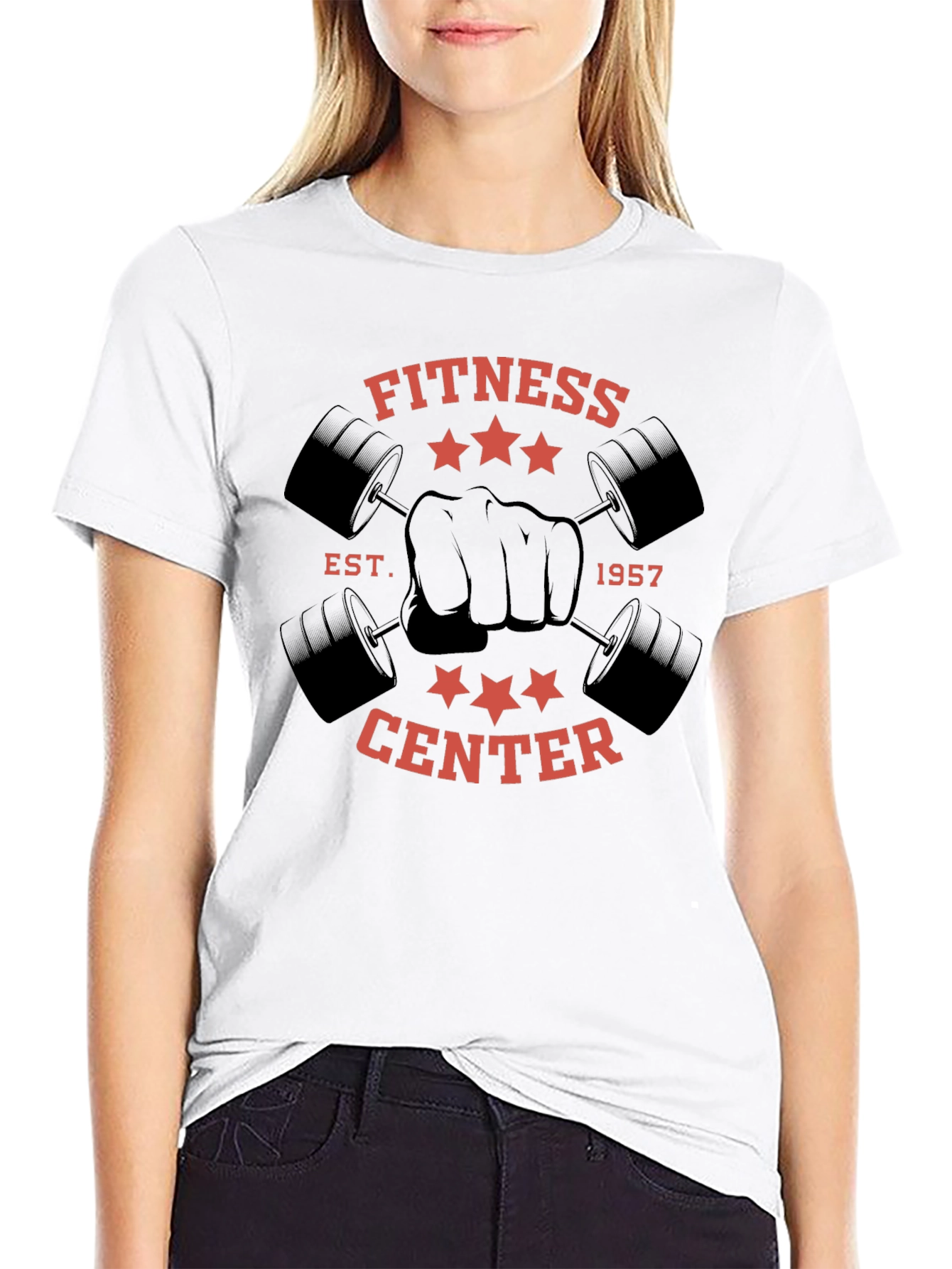 Fitness Center Graphic Tee - Workout Apparel