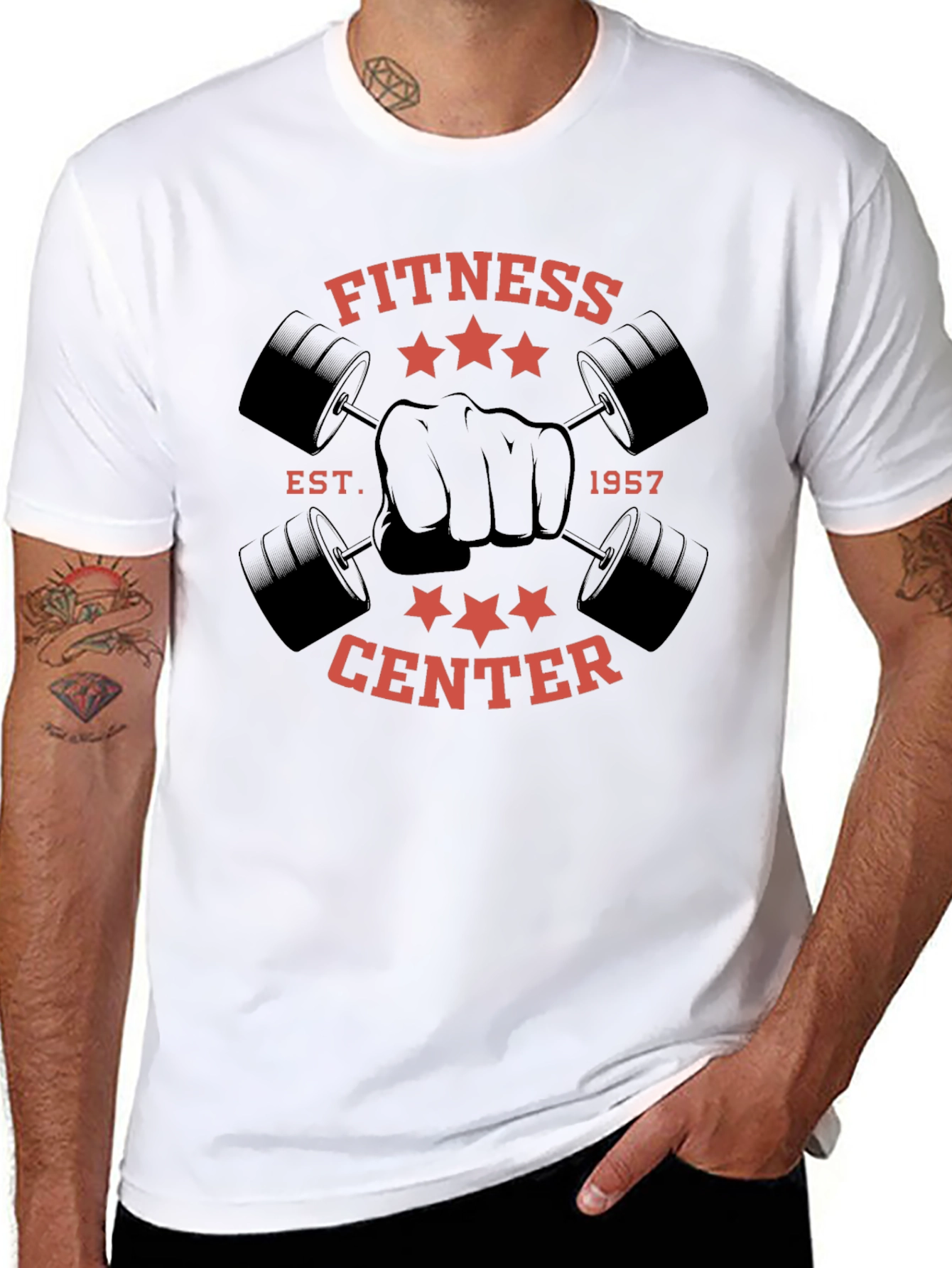 Fitness Center Graphic Tee - Workout Apparel