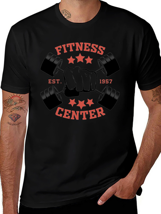 Fitness Center Graphic Tee - Workout Apparel