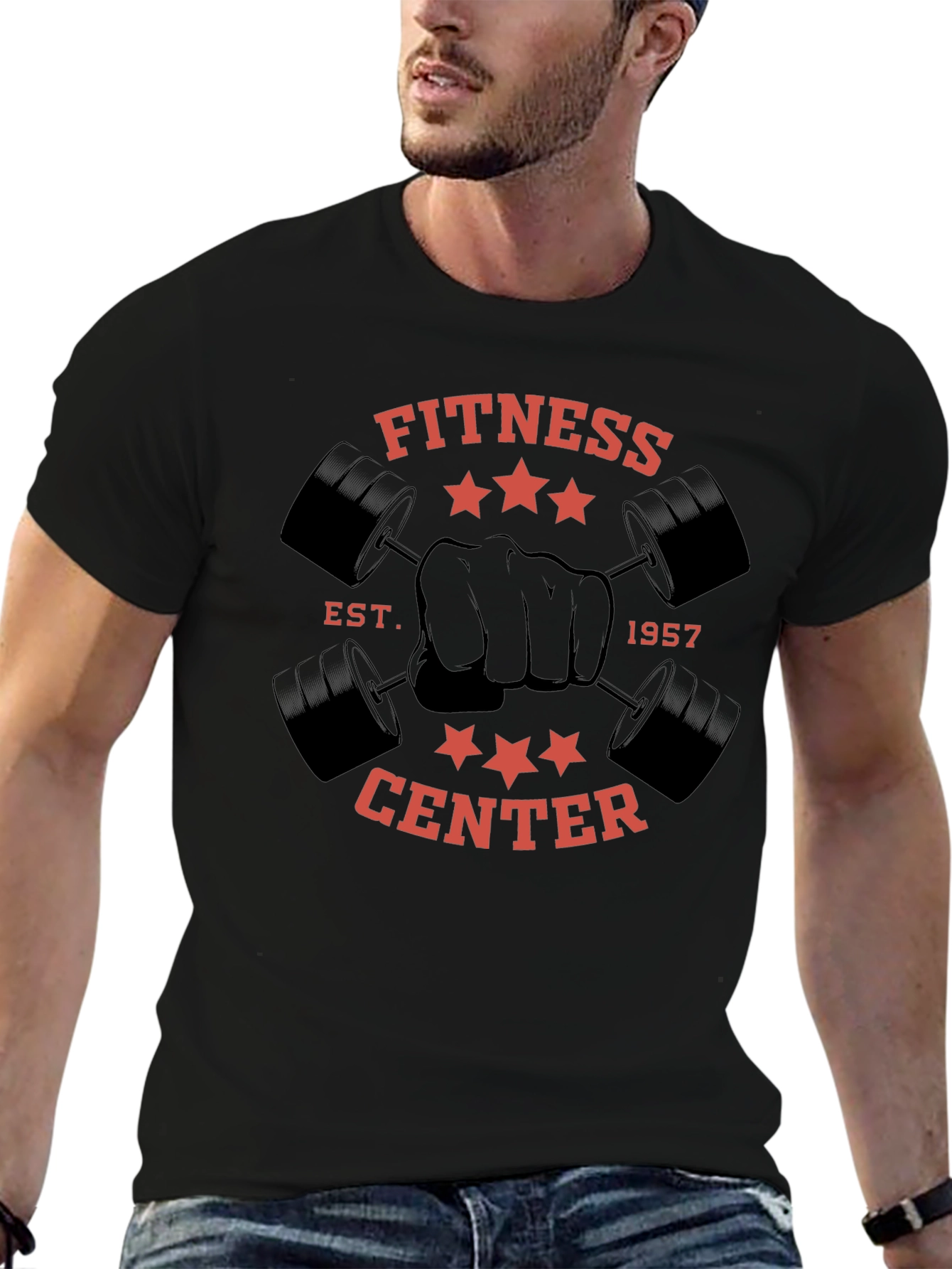 Fitness Center Graphic Tee - Workout Apparel