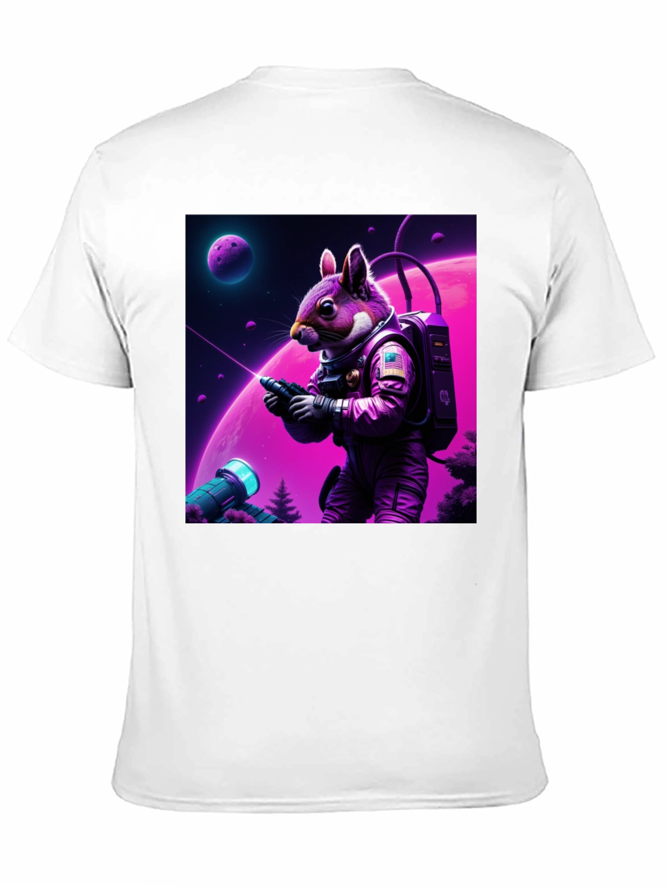 Space Squirrel Graphic T-Shirt