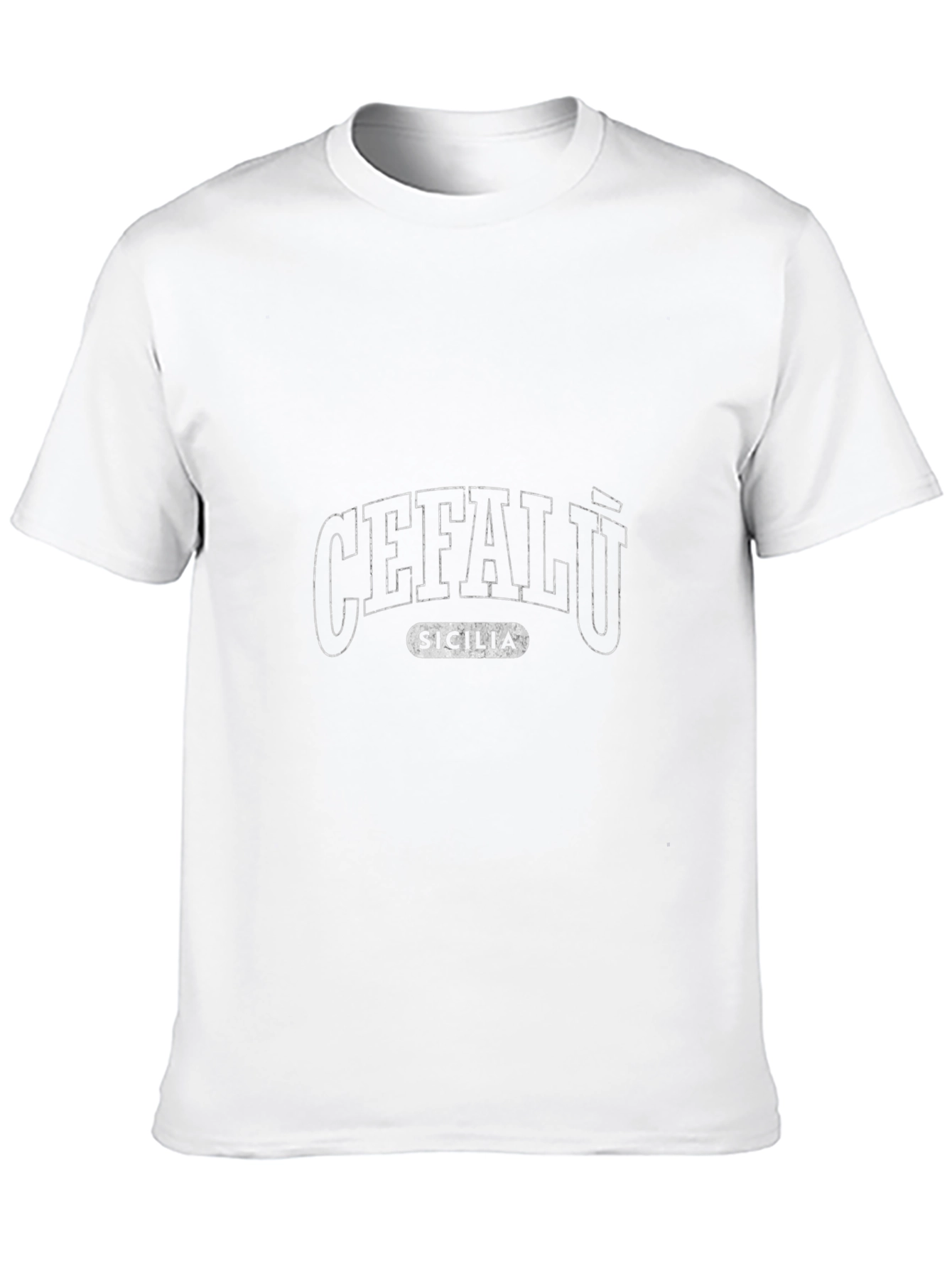 Cefalù Sicilia Black T-Shirt