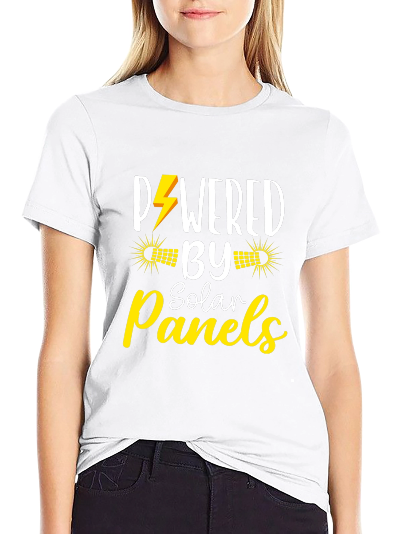 Powered by Solar Panels T-Shirt