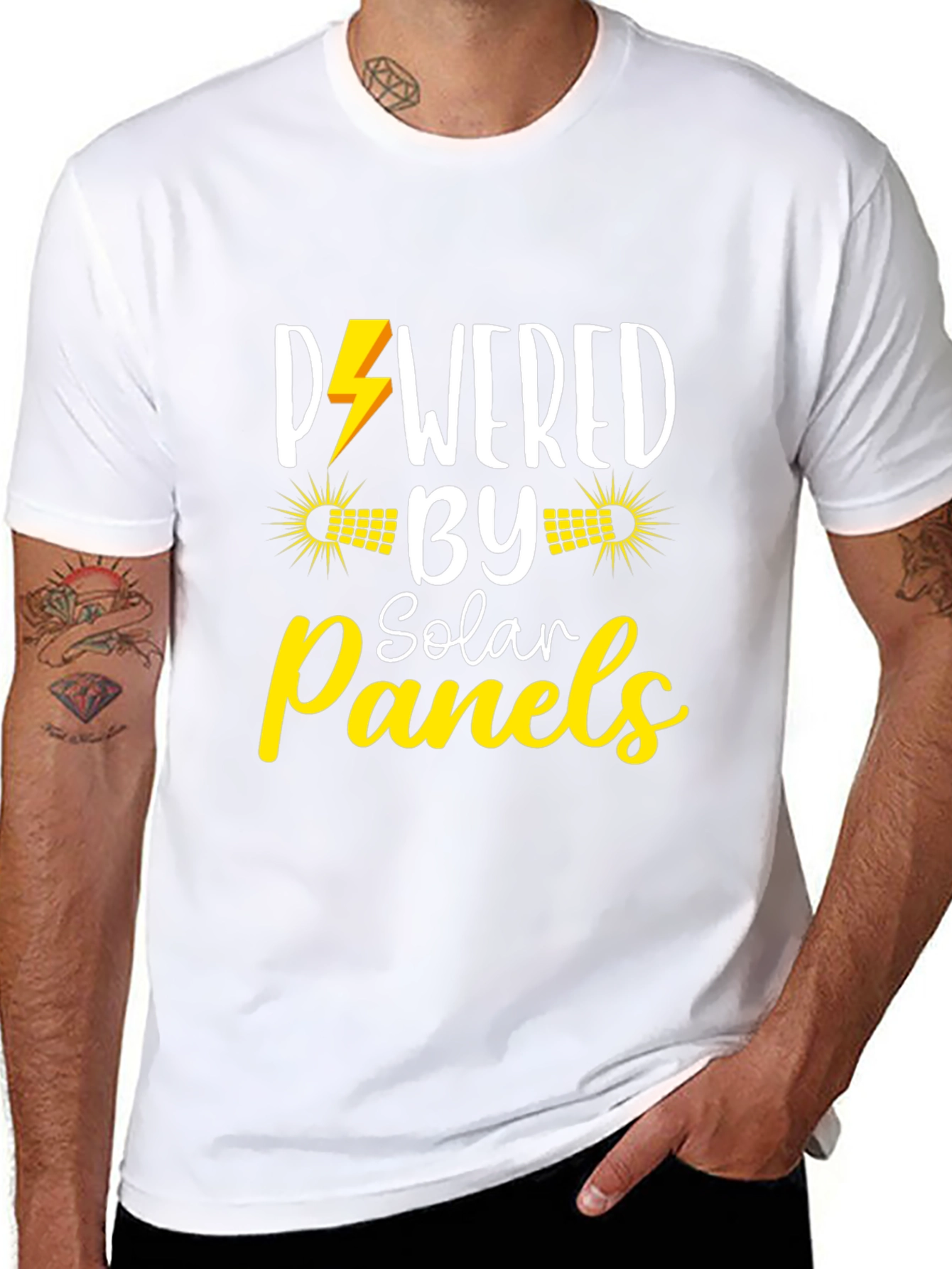 Powered by Solar Panels T-Shirt