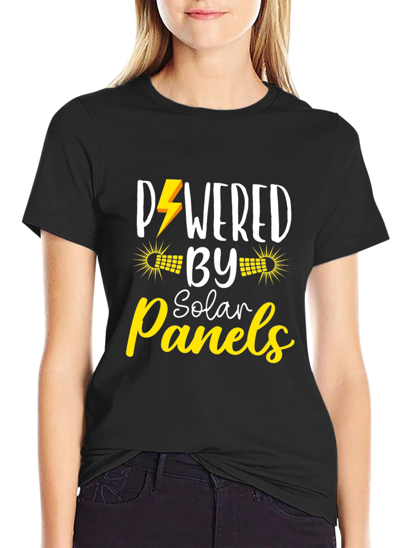 Powered by Solar Panels T-Shirt
