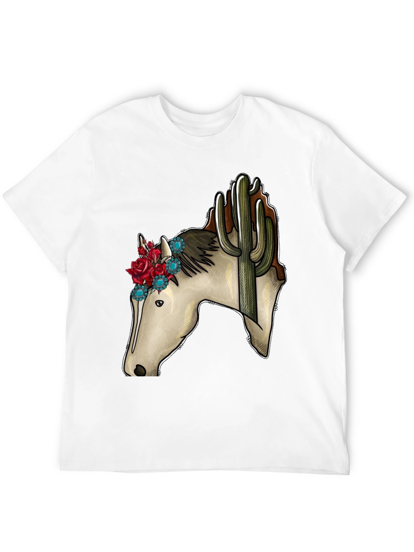 Horse & Cactus Graphic Tee