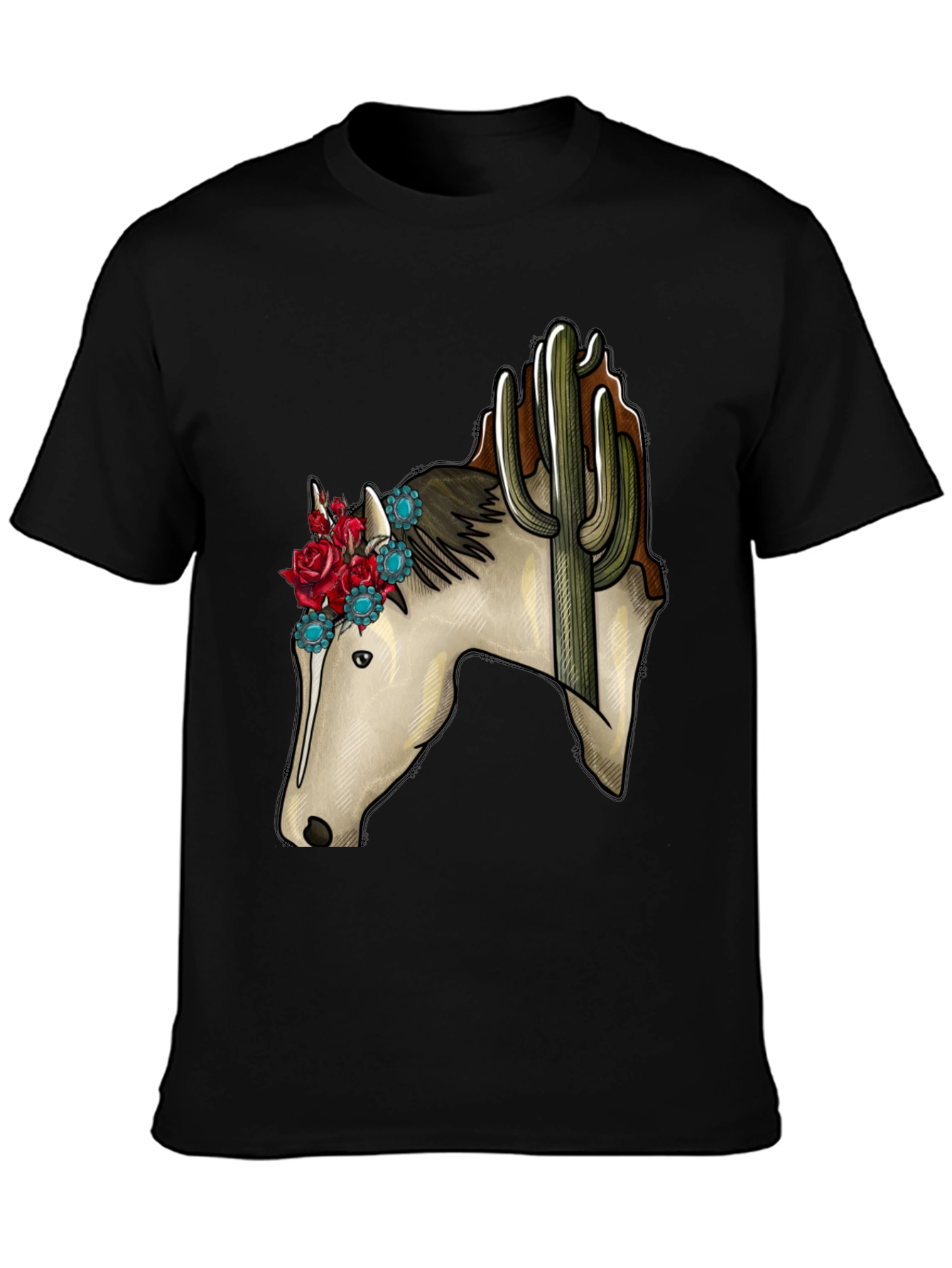 Horse & Cactus Graphic Tee