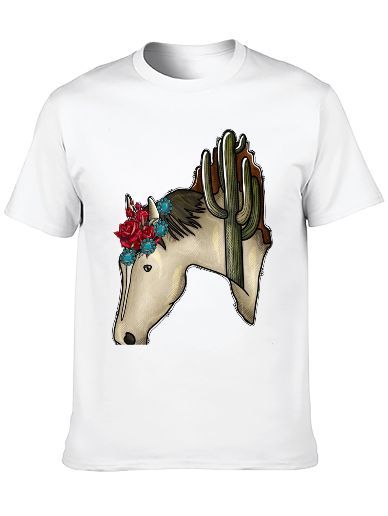 Horse & Cactus Graphic Tee