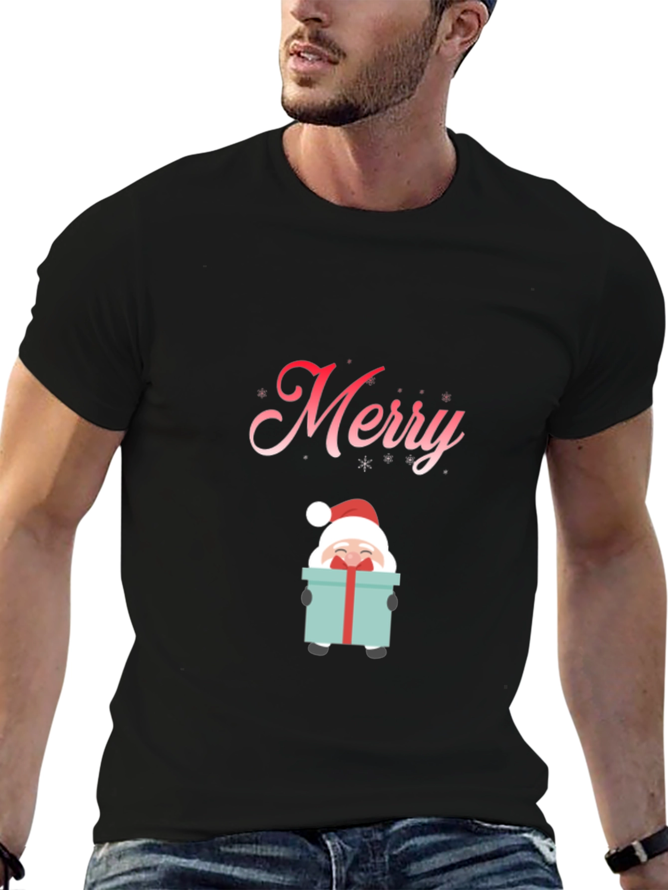 Merry Santa Gift T-Shirt