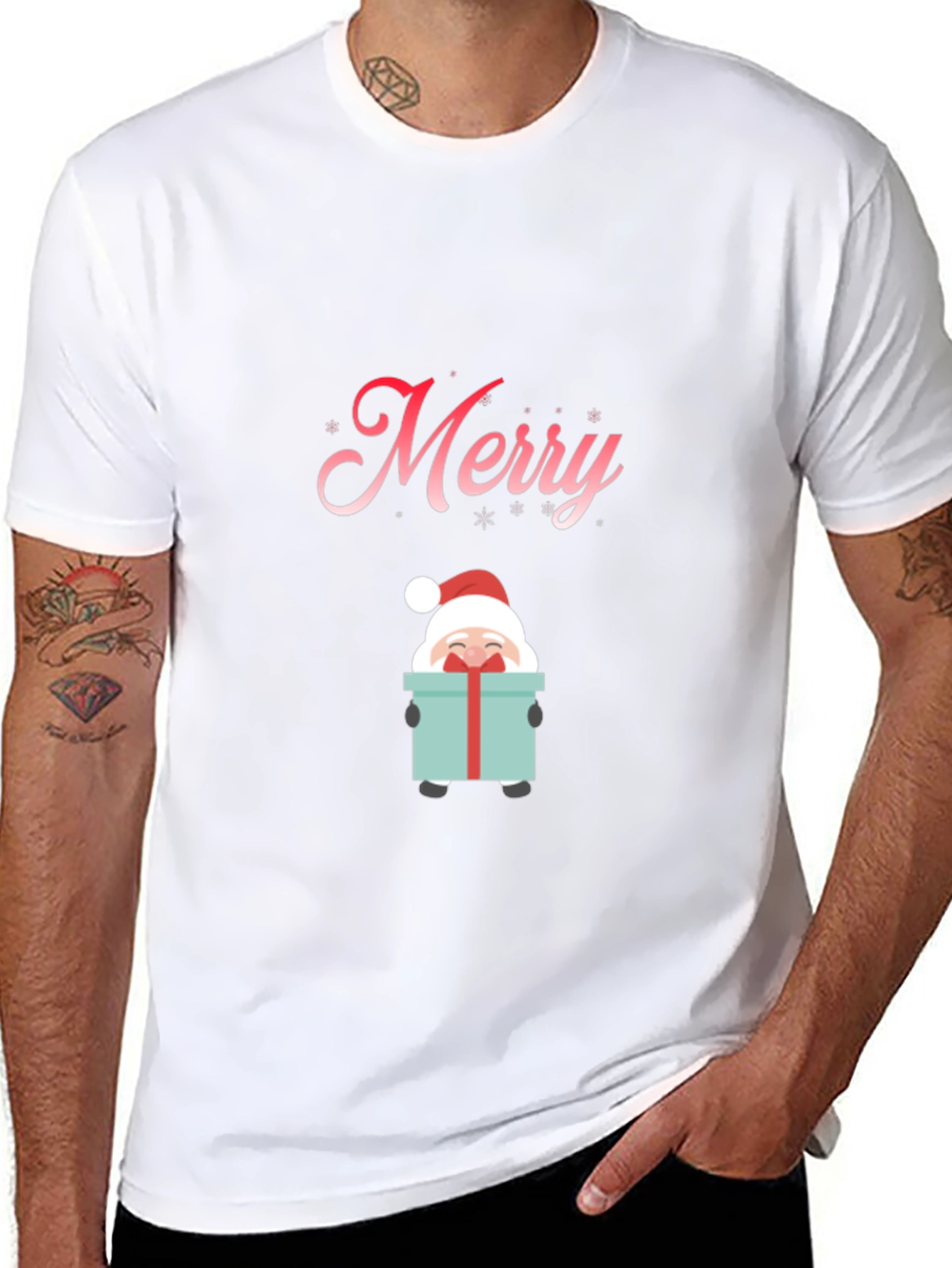 Merry Santa Gift T-Shirt