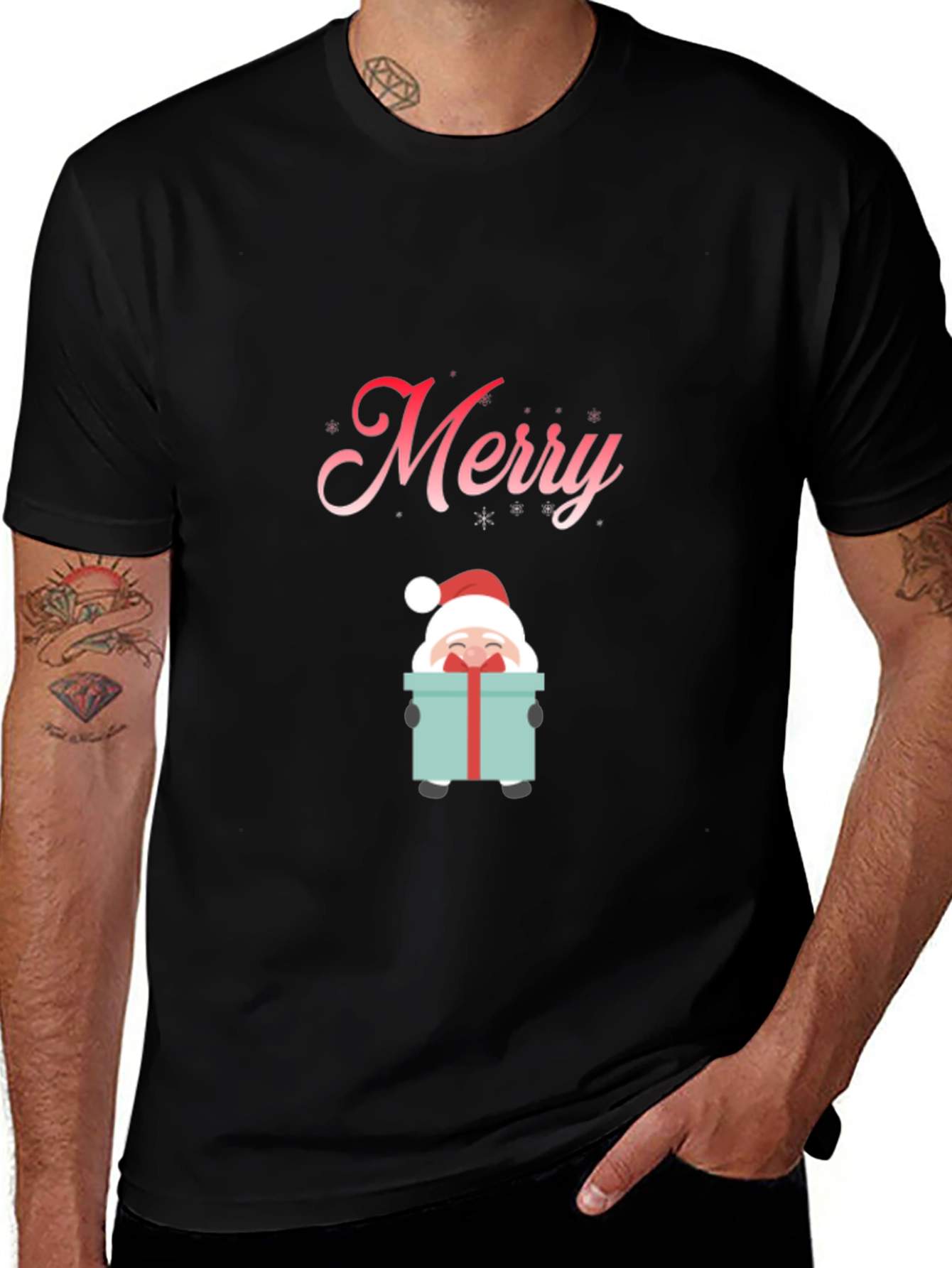 Merry Santa Gift T-Shirt