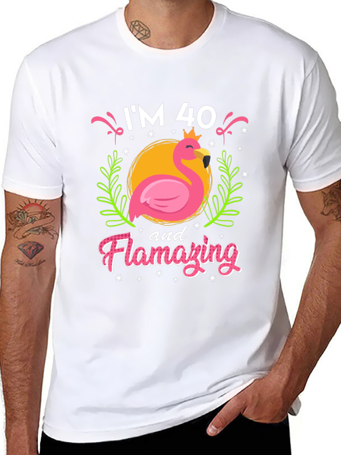 Im 40 and Flamazing T-Shirt