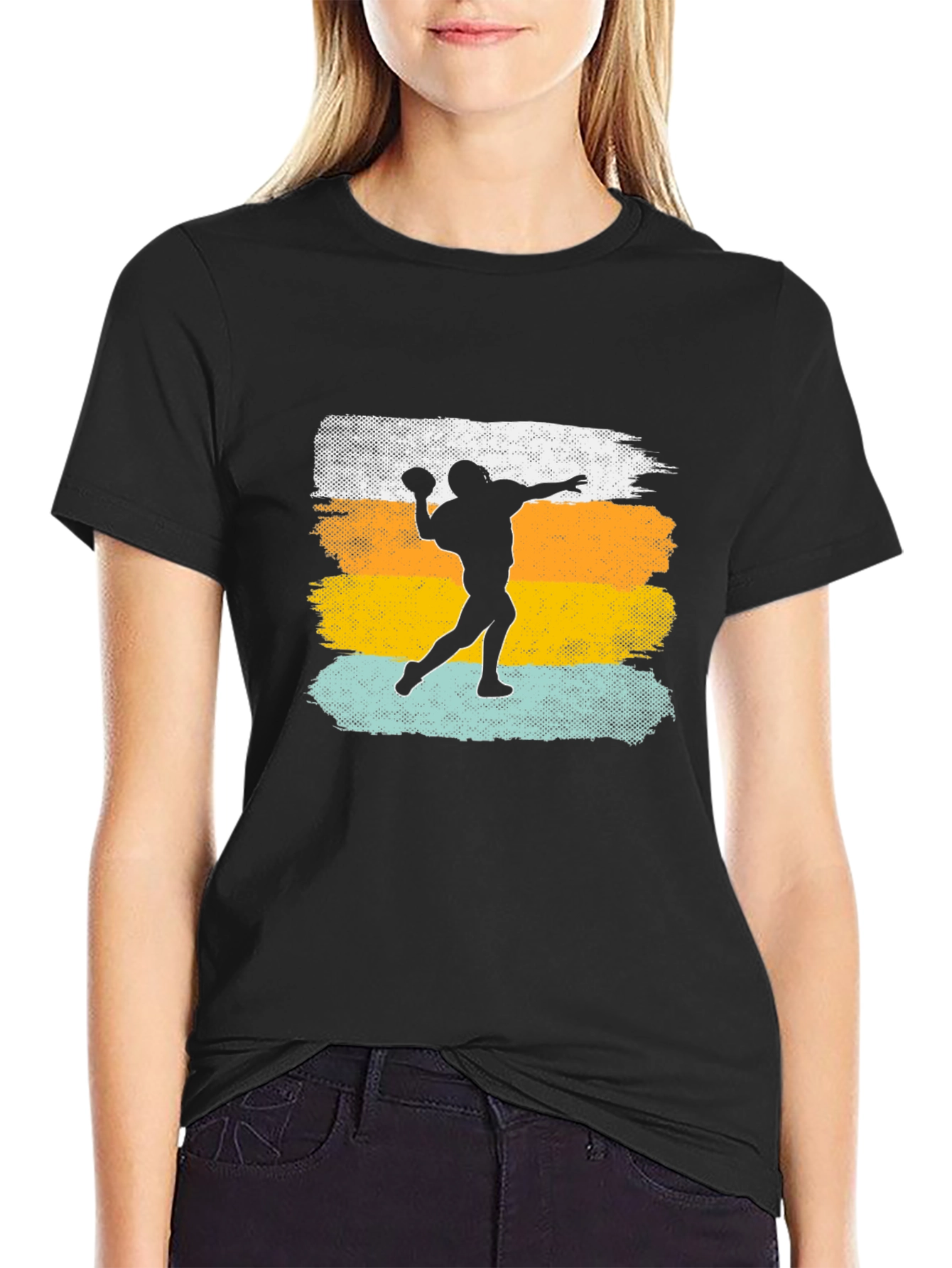 Retro Football Throwback T-Shirt