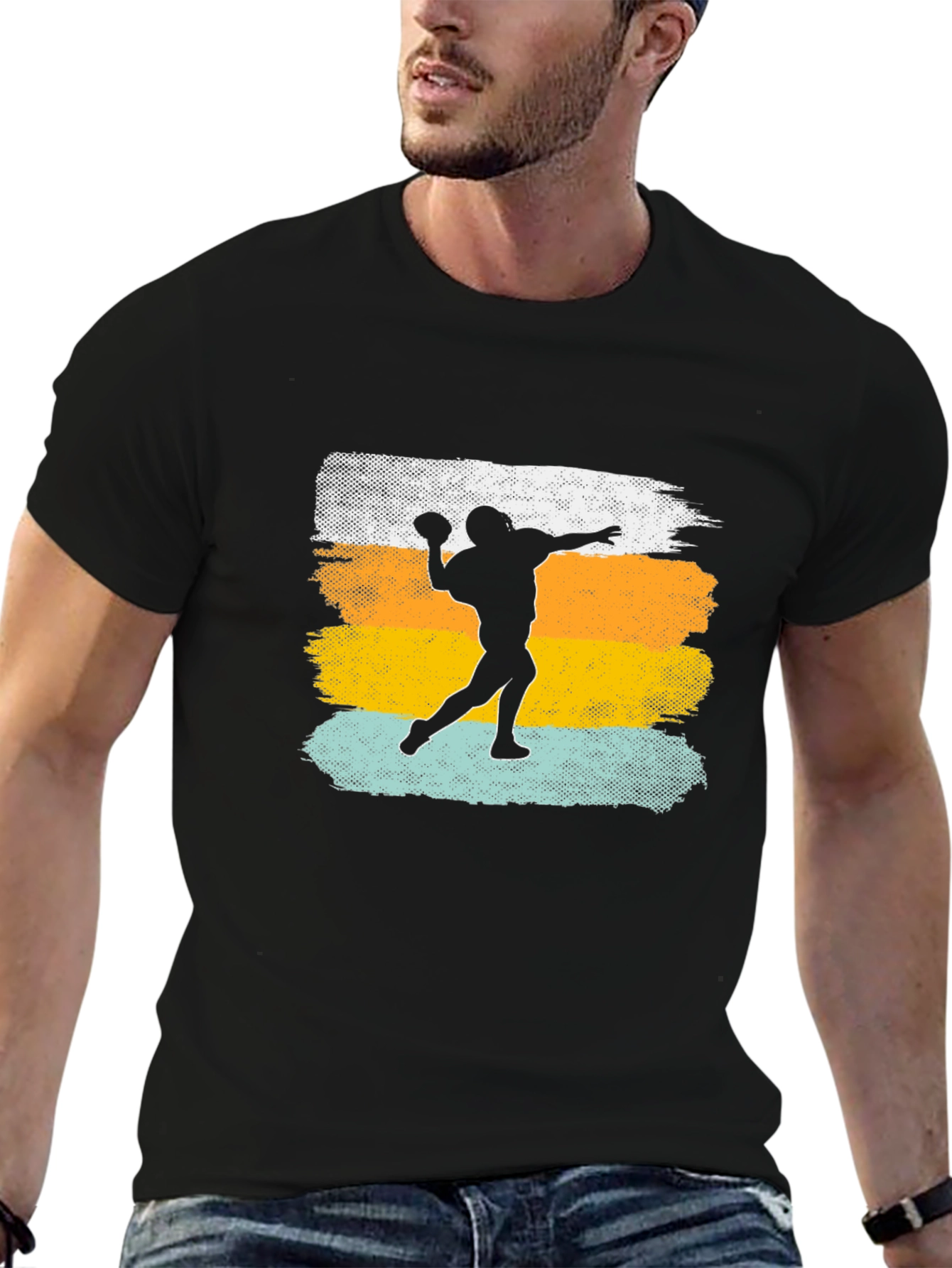 Retro Football Throwback T-Shirt