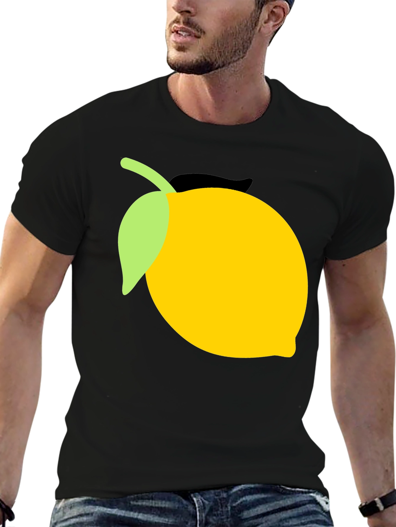 Lemon Graphic Tee - Black T-Shirt