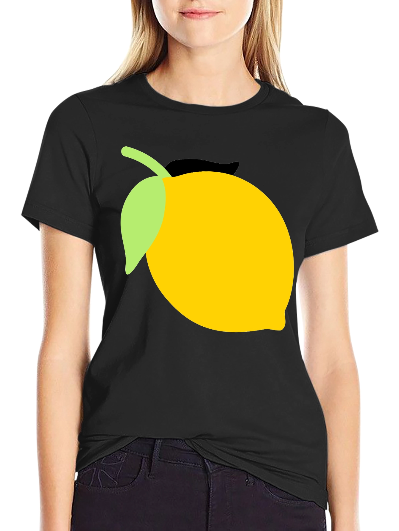 Lemon Graphic Tee - Black T-Shirt